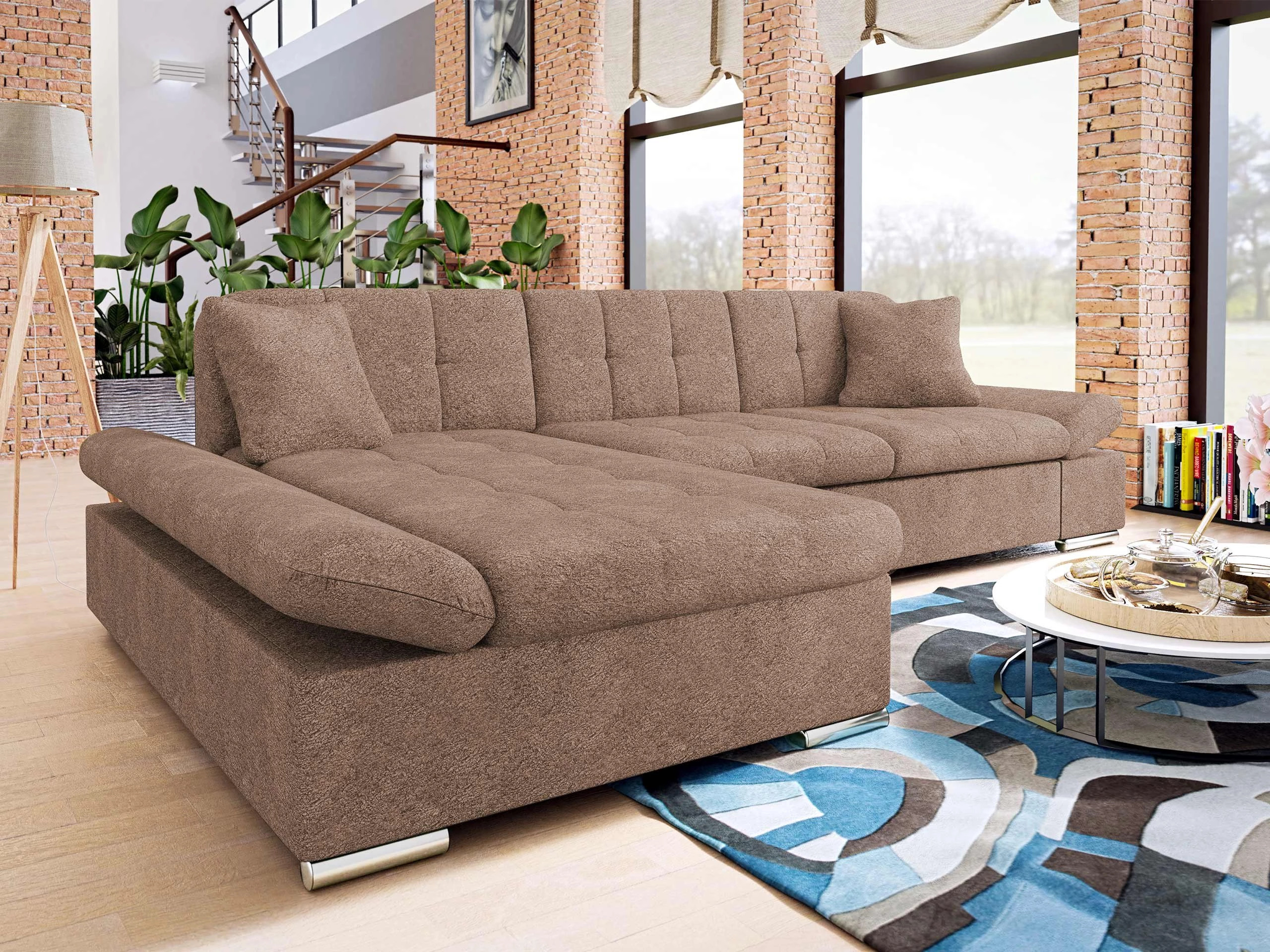 Corner sofa Comfivo Serenitas (Coral 45)