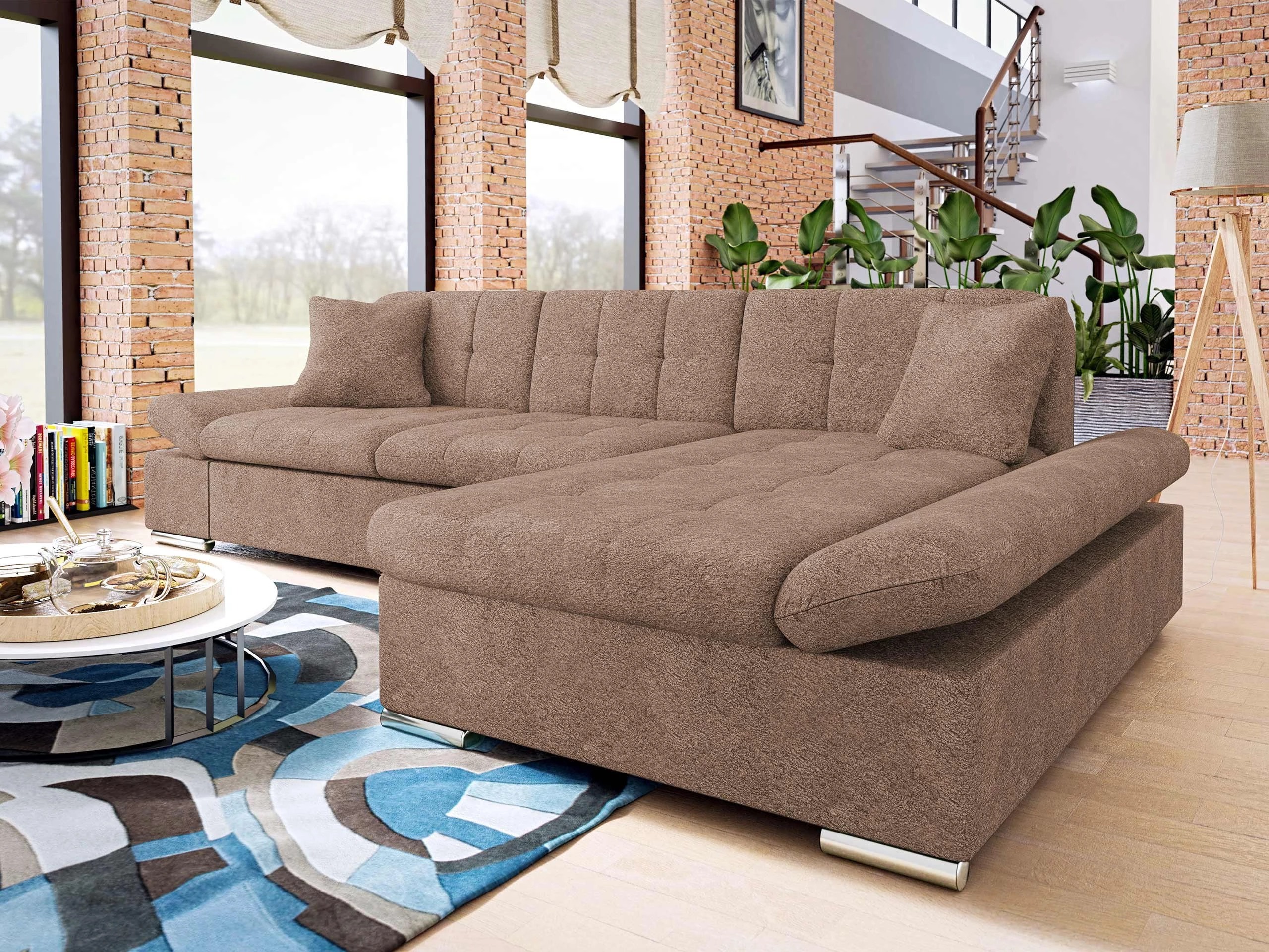 Corner sofa Comfivo Serenitas (Coral 45)