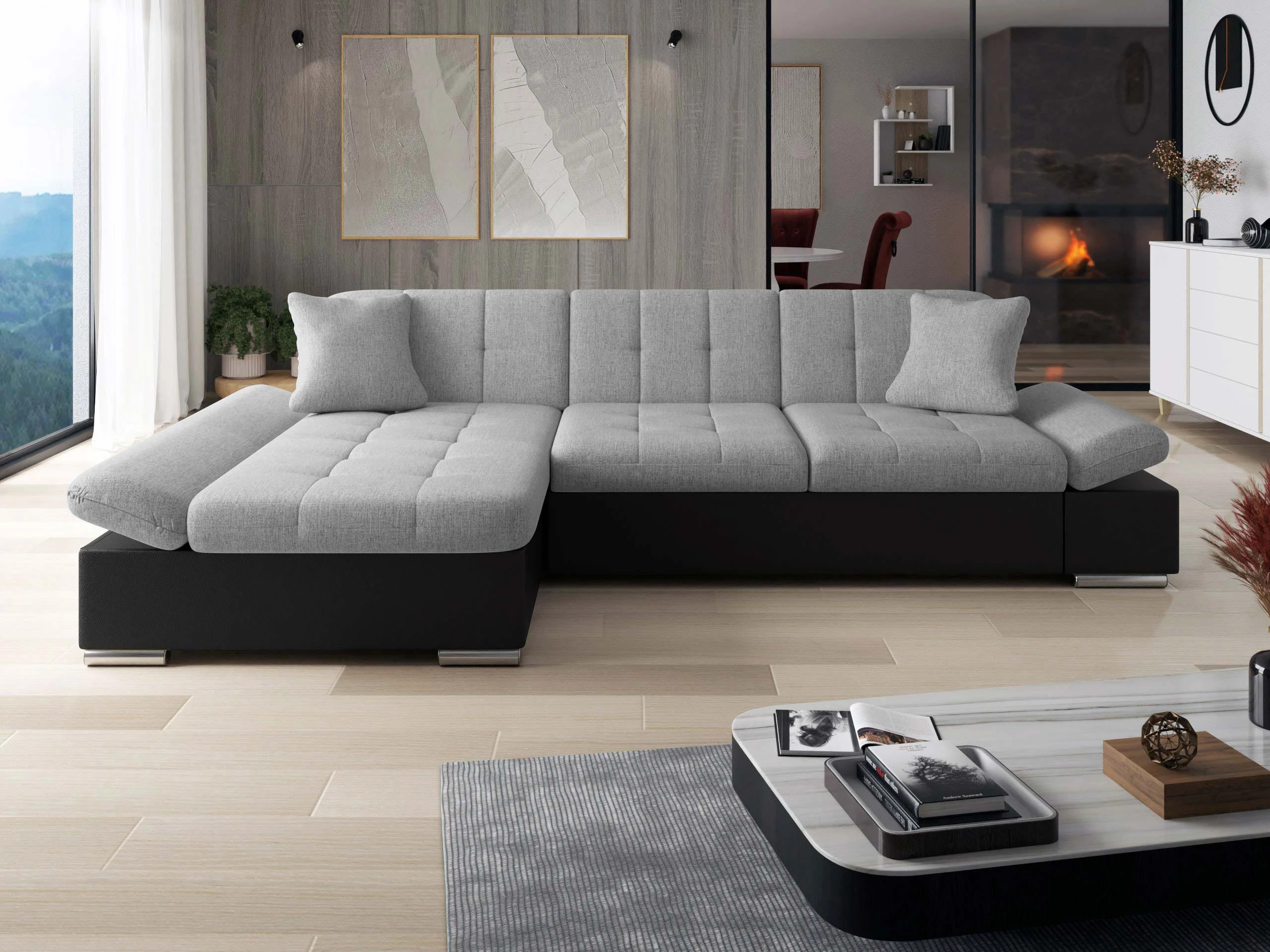 Corner sofa Comfivo Serenitas (Soft 011 + Soul 17)