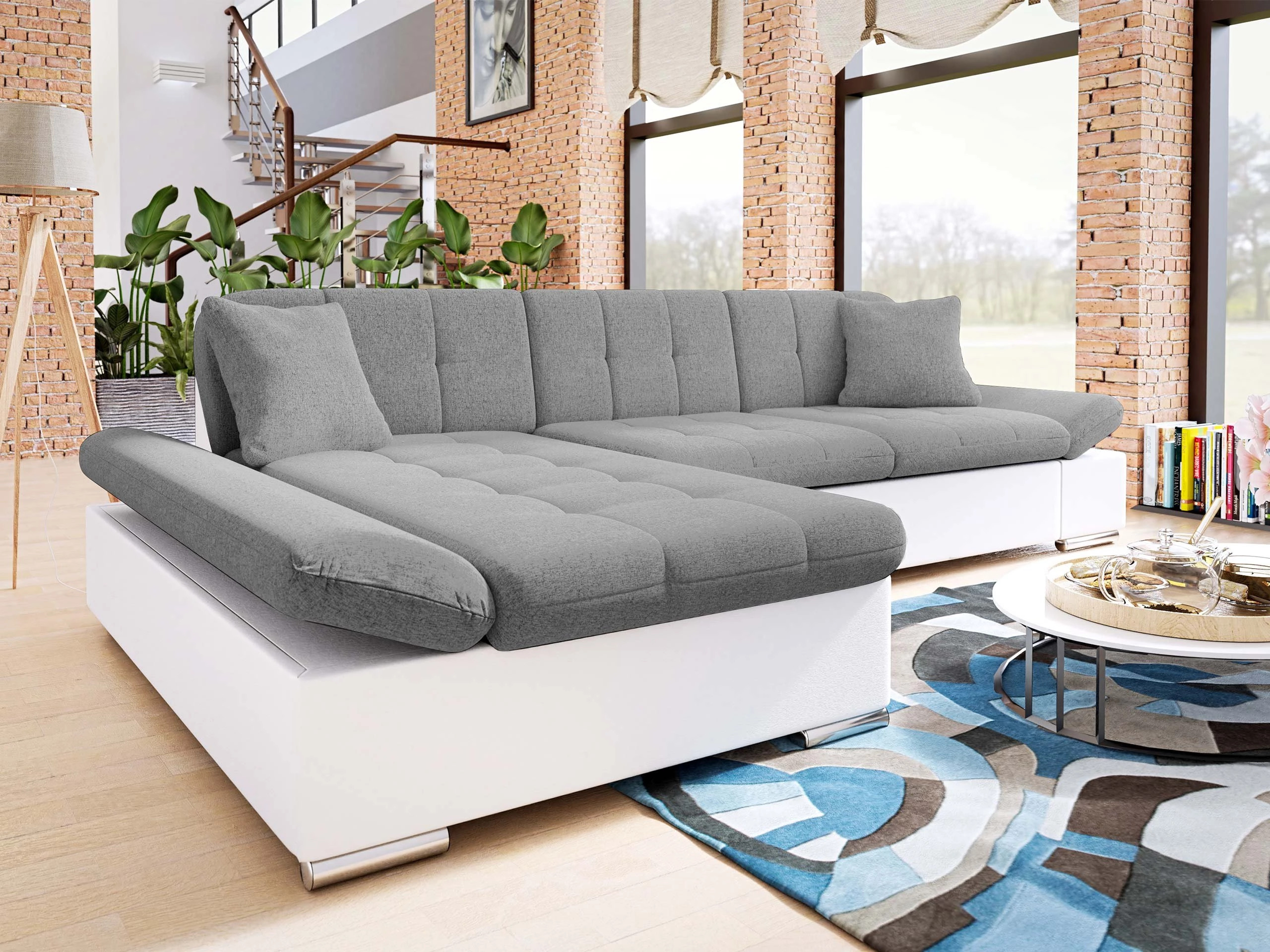Corner sofa Comfivo Serenitas (Soft 017 + Soul 17)