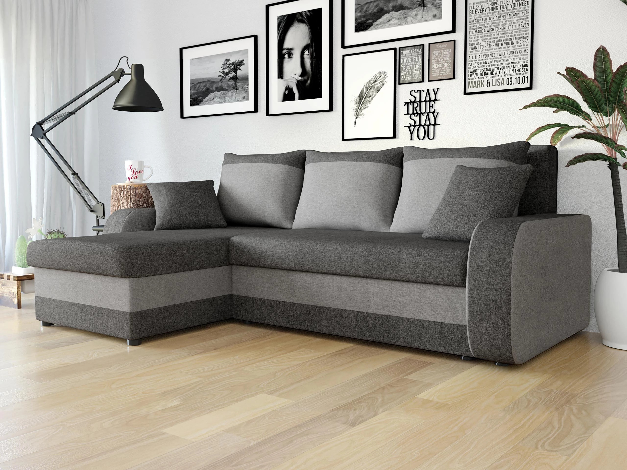 Corner sofa Comfivo Melissa (Lux 06 + Lux 05)