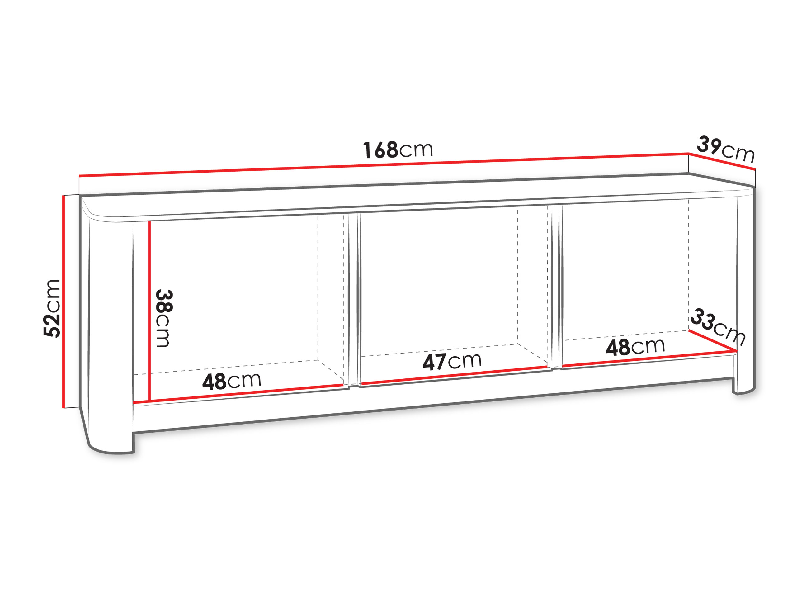 TV stand Fragio
