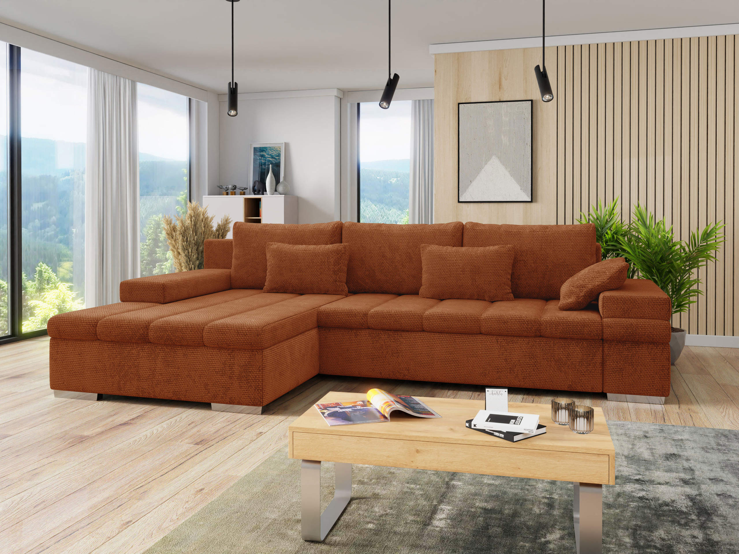 Corner sofa Comfivo Olivetum (Left)