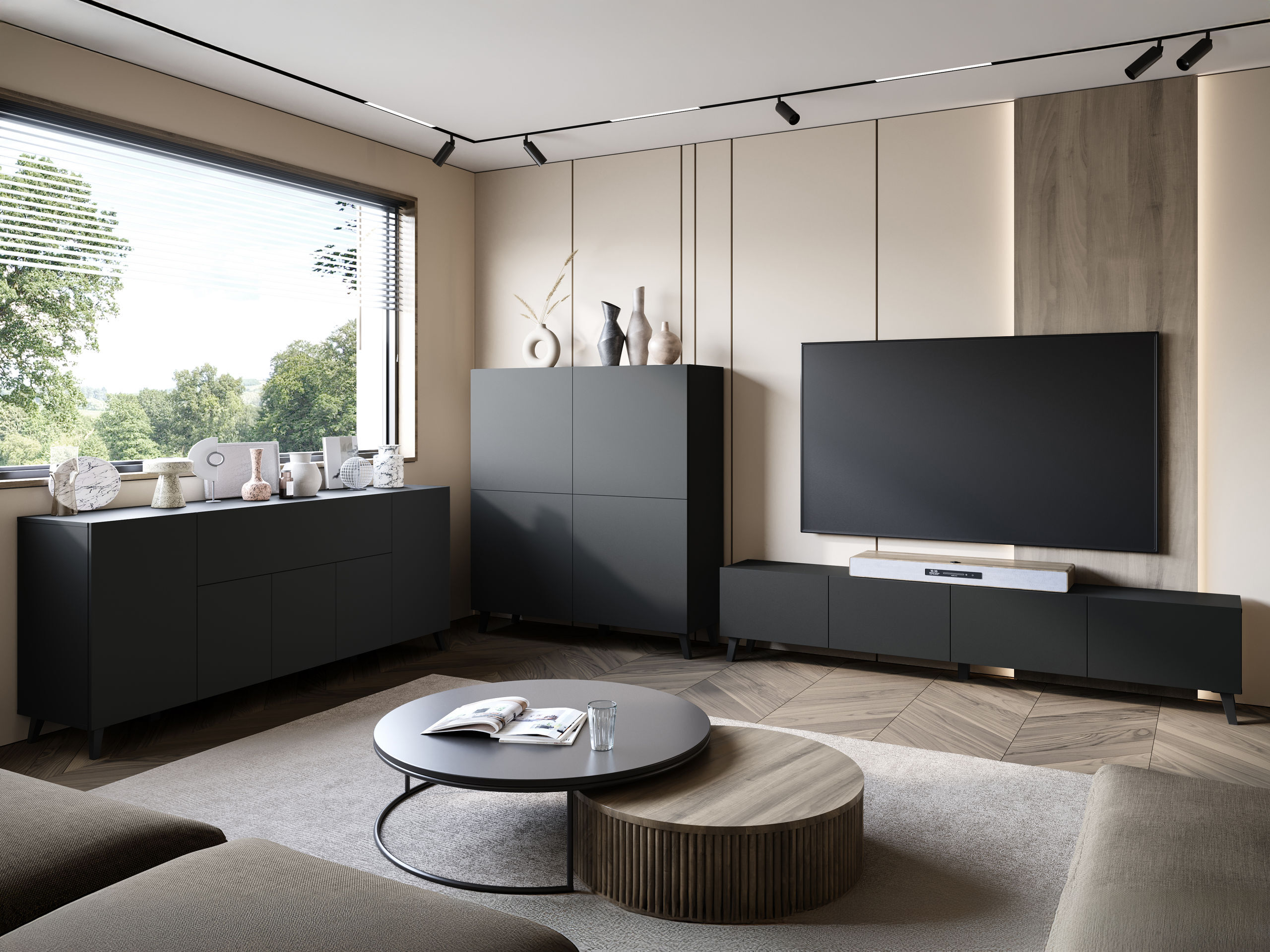 Sideboard Levtive 100 (Graphite)