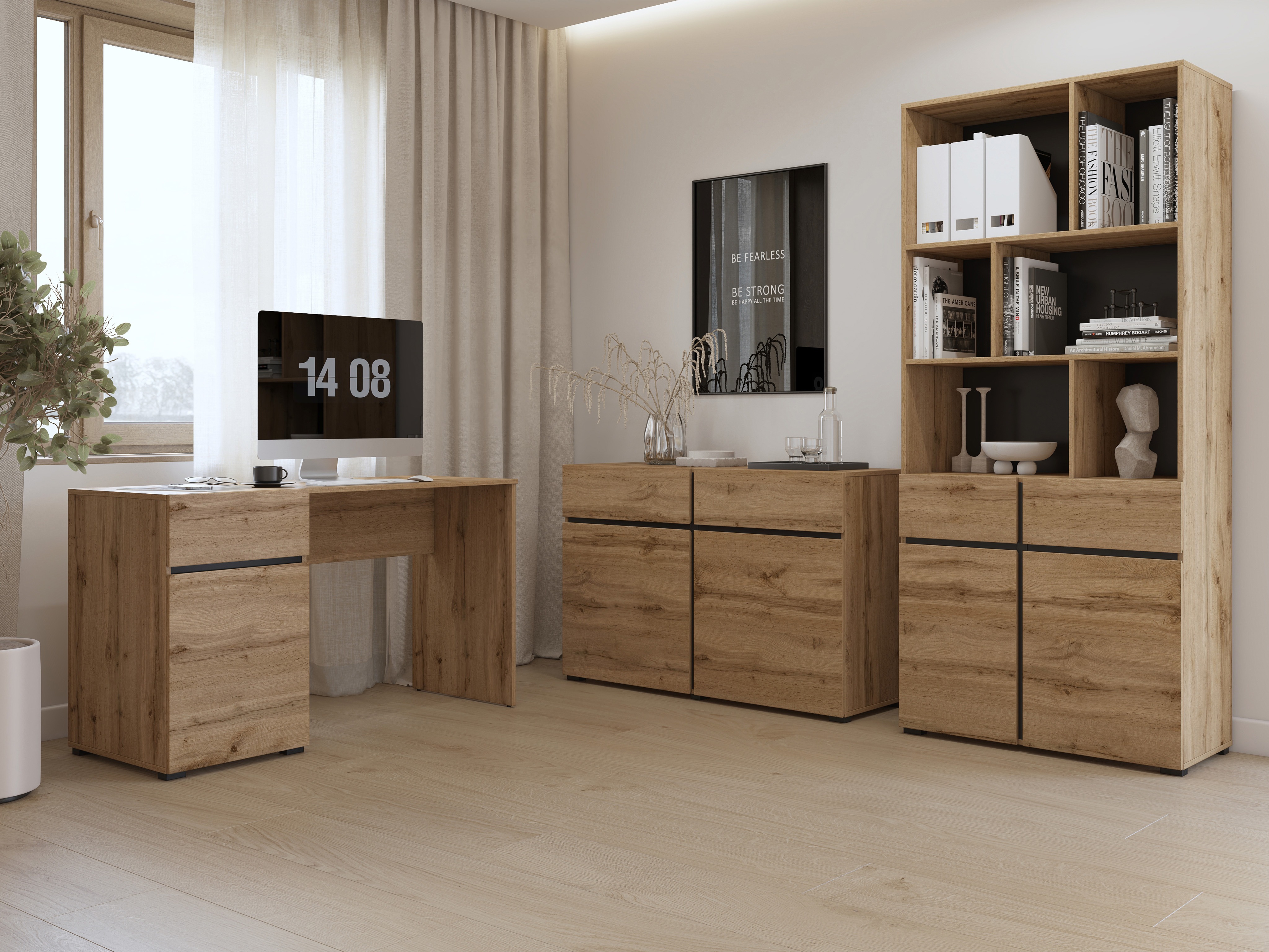 Desk Alfere 125 (Wotan Oak)