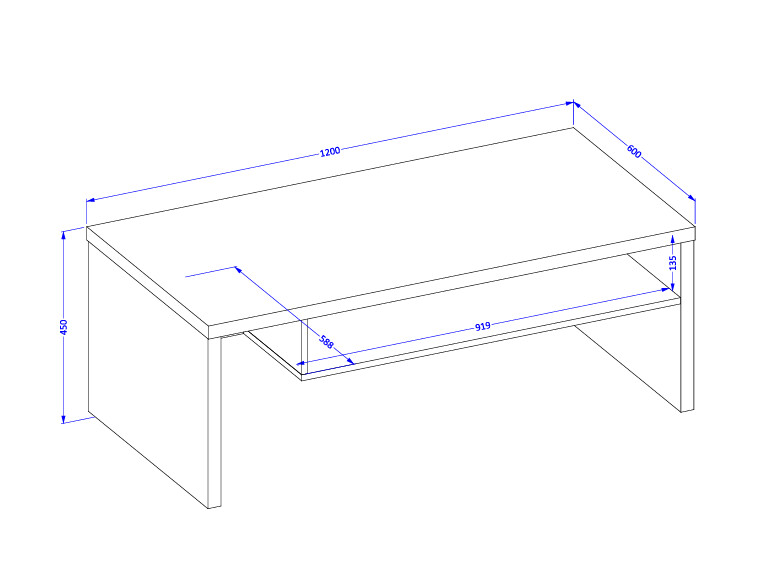 Coffee table Alfere 112 (Congo)
