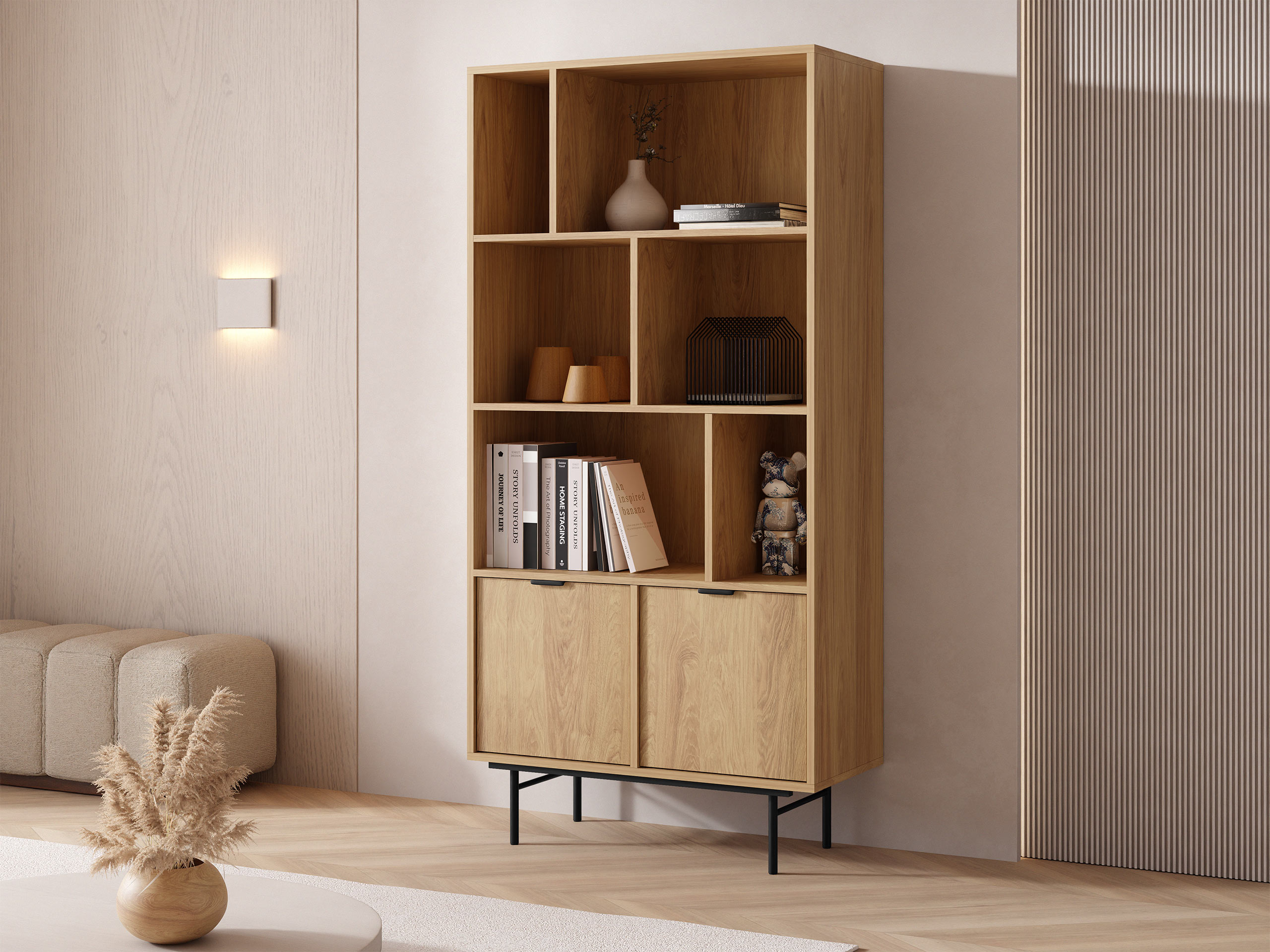 Bookcase Studos (Oak)