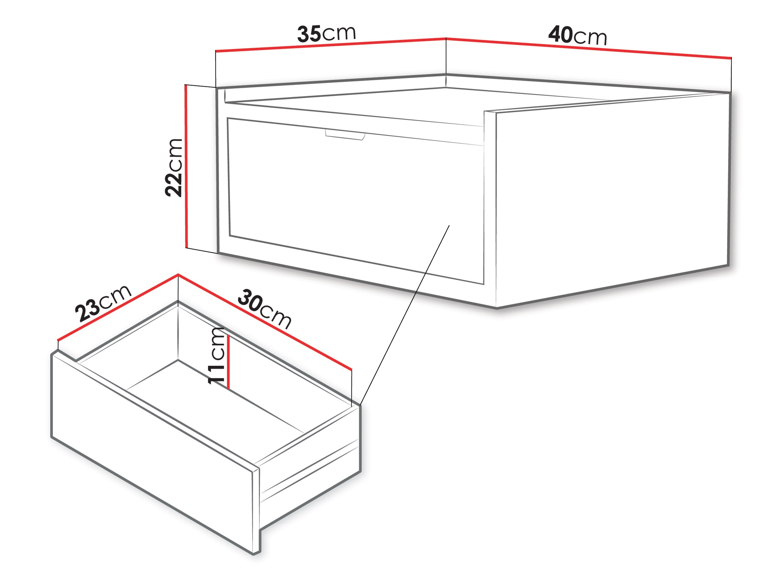 Bedside table Studos I (Oak)