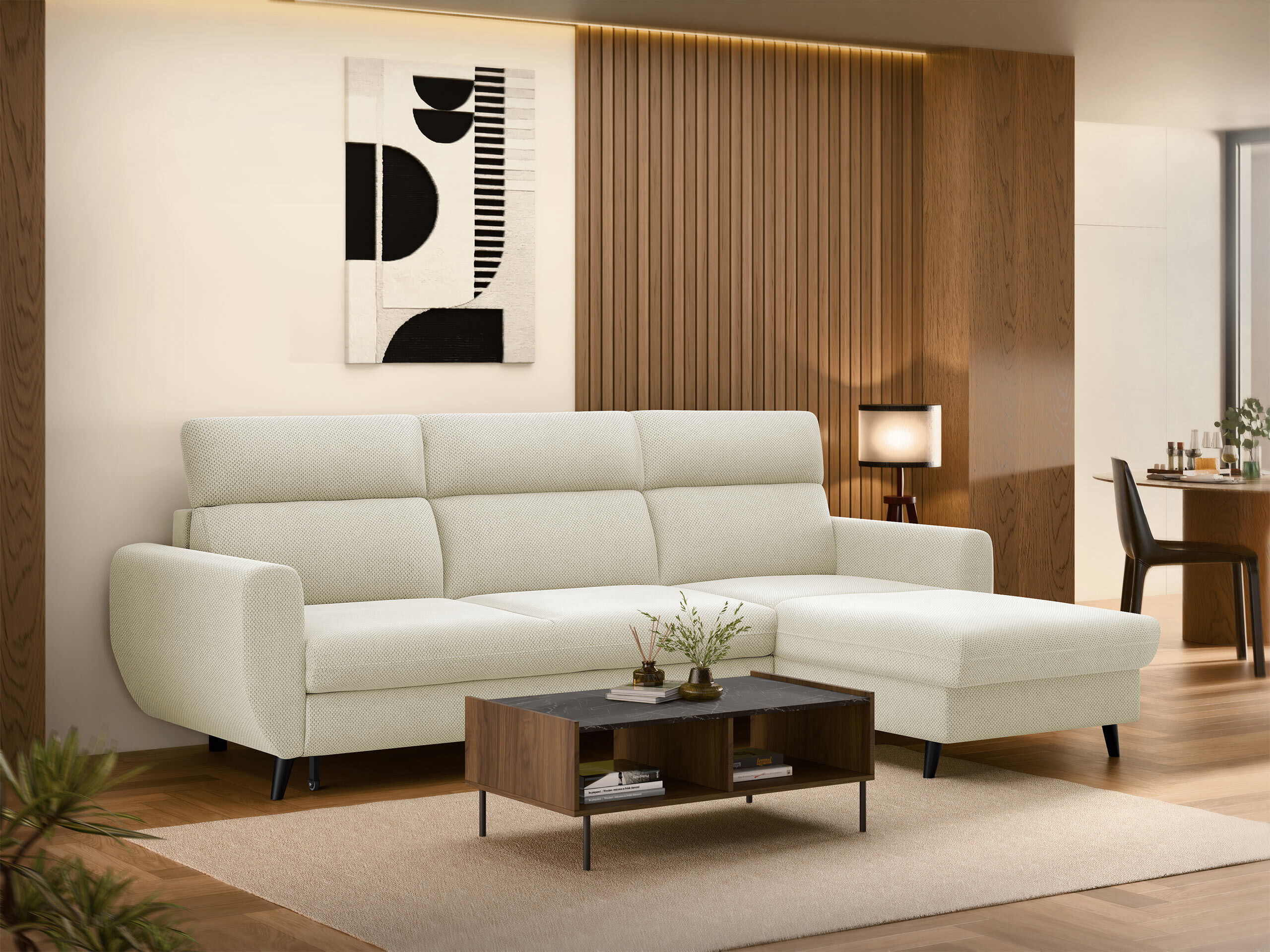 Corner sofa Temple 132 (Cruz 09)