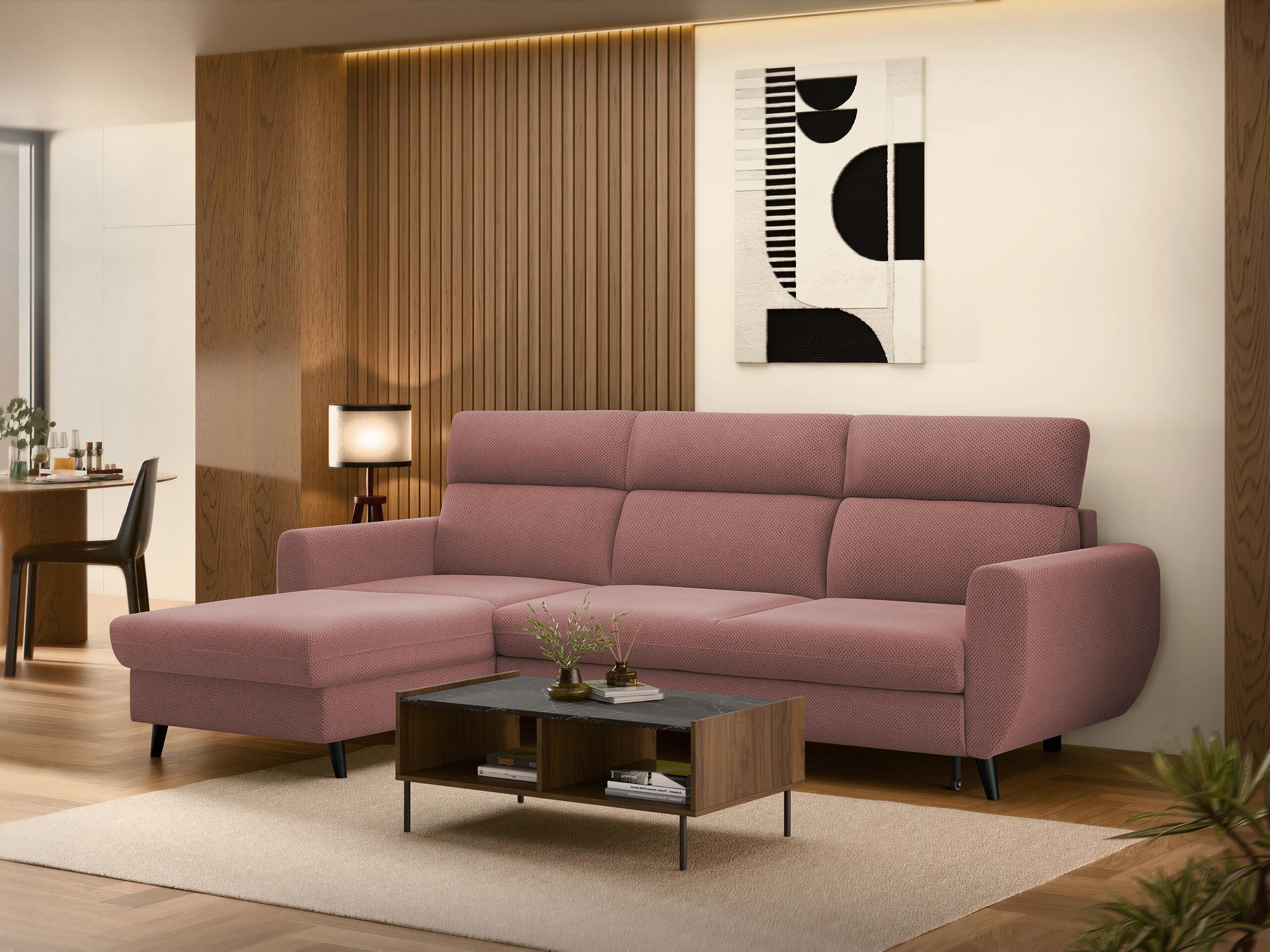 Corner sofa Temple 132 (Cruz 63)