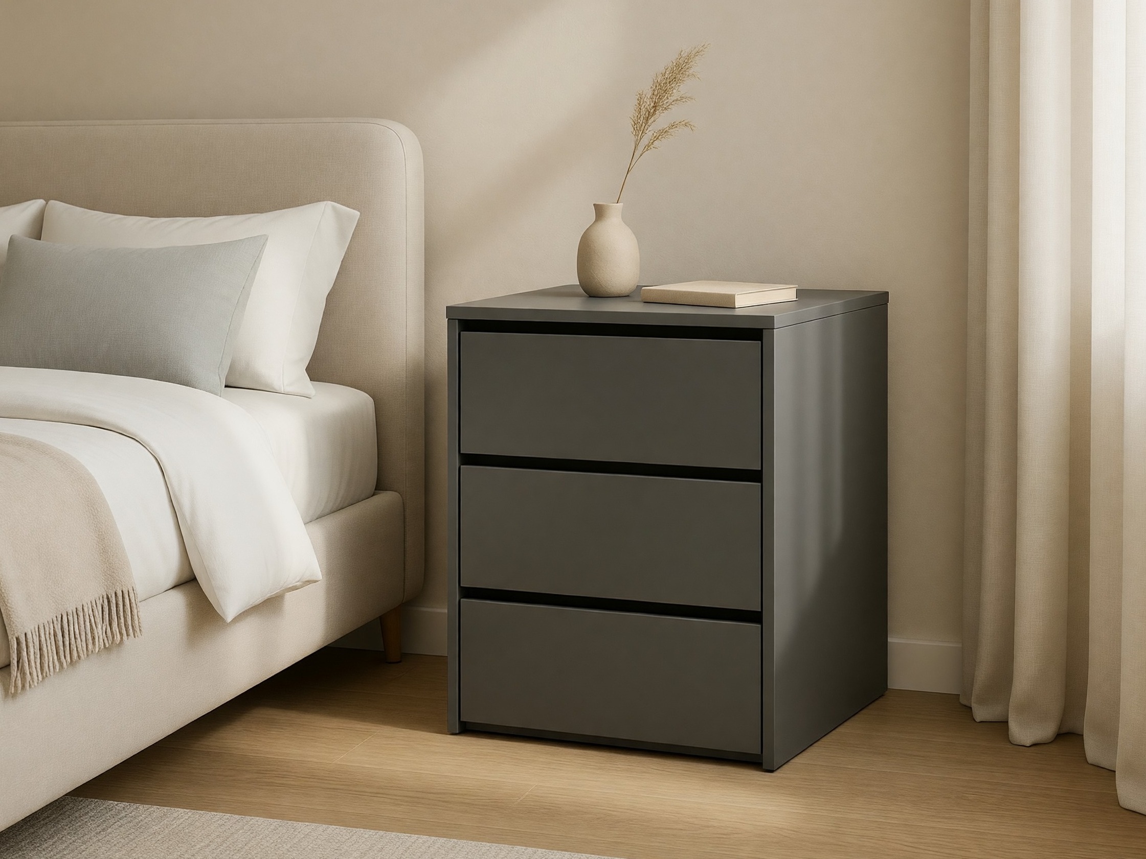 Bedside table Cirdelu 113 (Grey)
