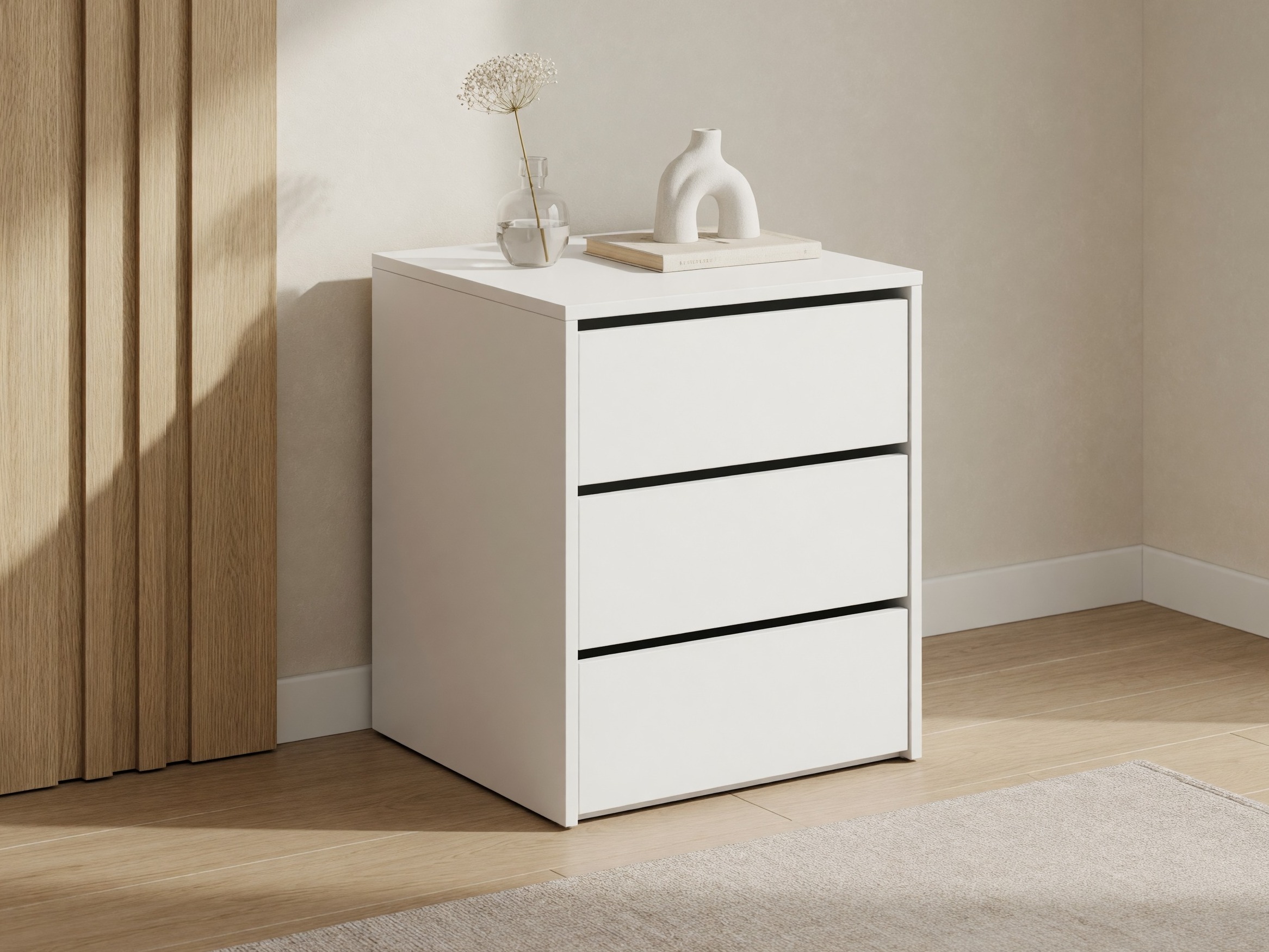 Bedside table Cirdelu 113 (White)