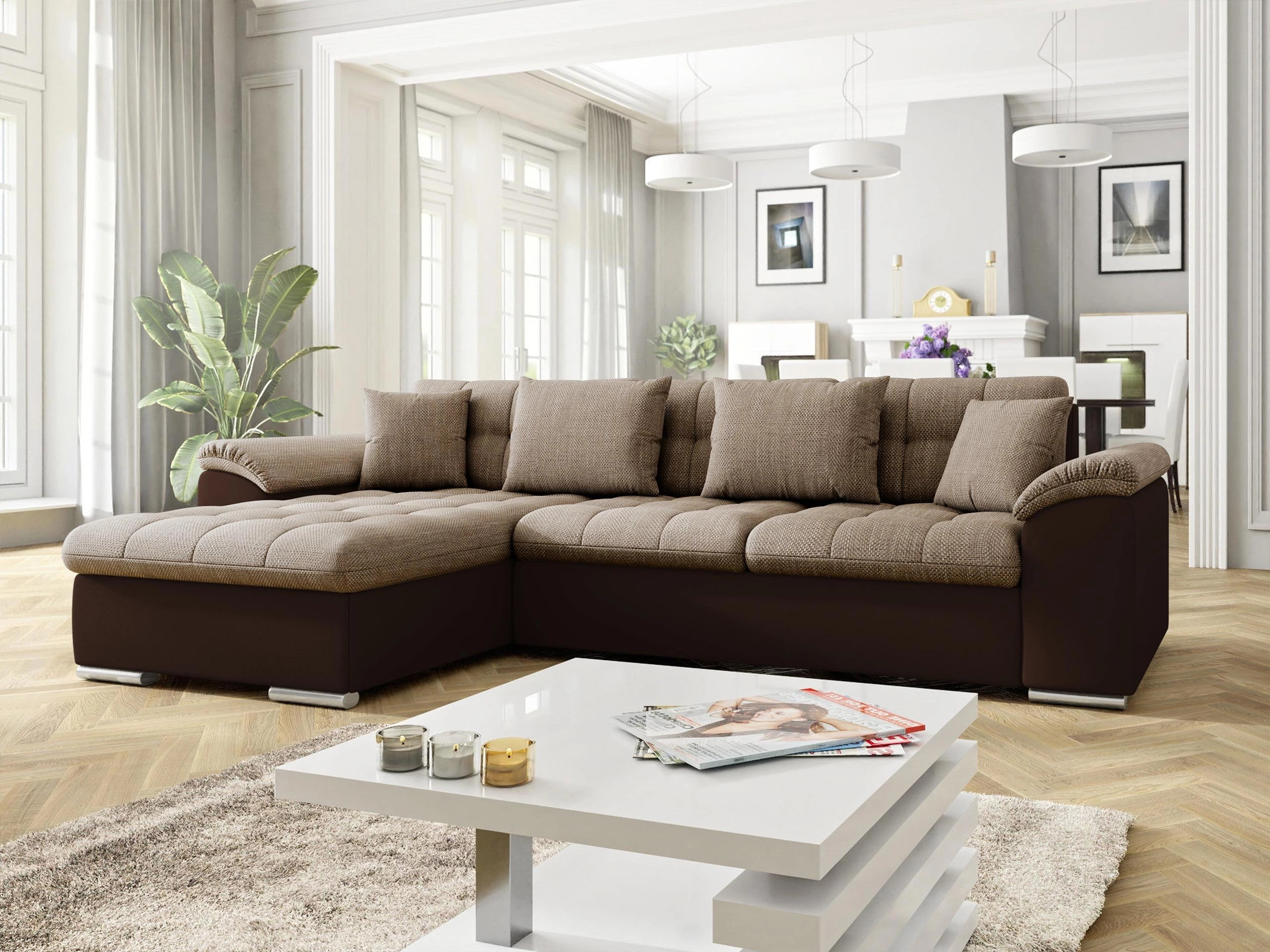 Corner sofa Comfivo Mica (Soft 066 + Lawa 02)