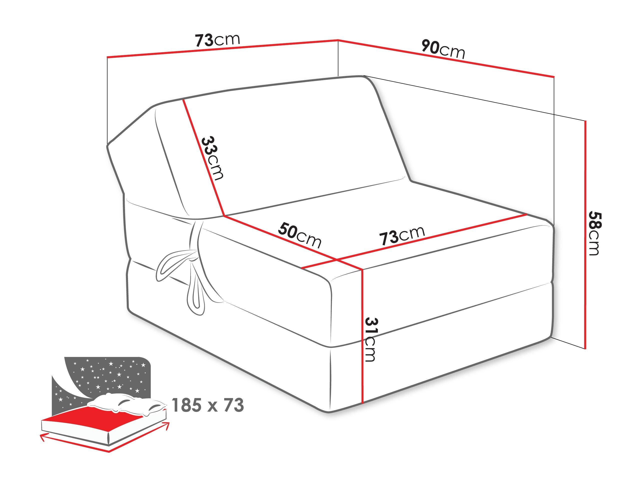 Armchair Comfivo Cosmos (Alova 04)