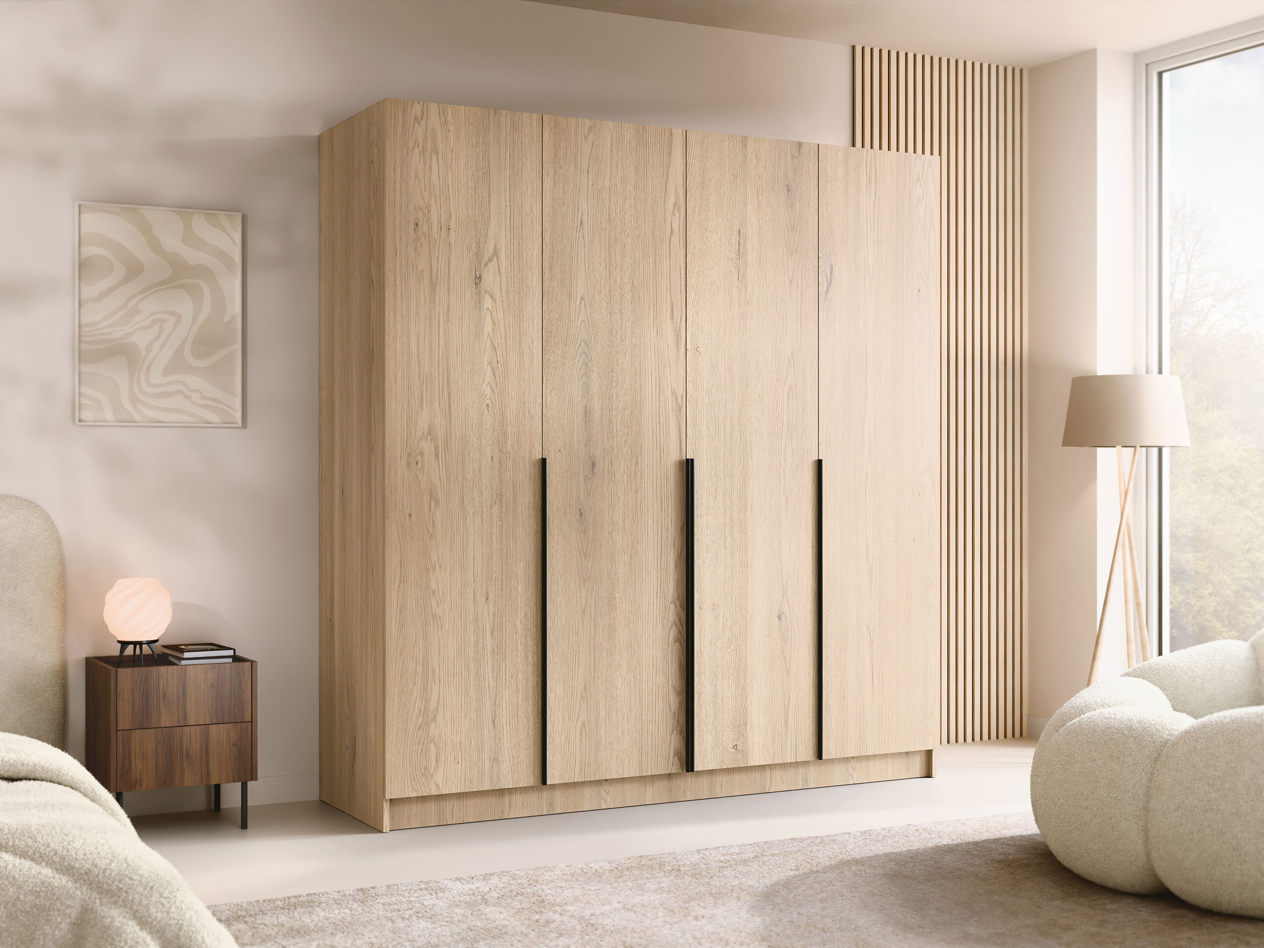 Wardrobe Closico Navor I (Cremona oak)