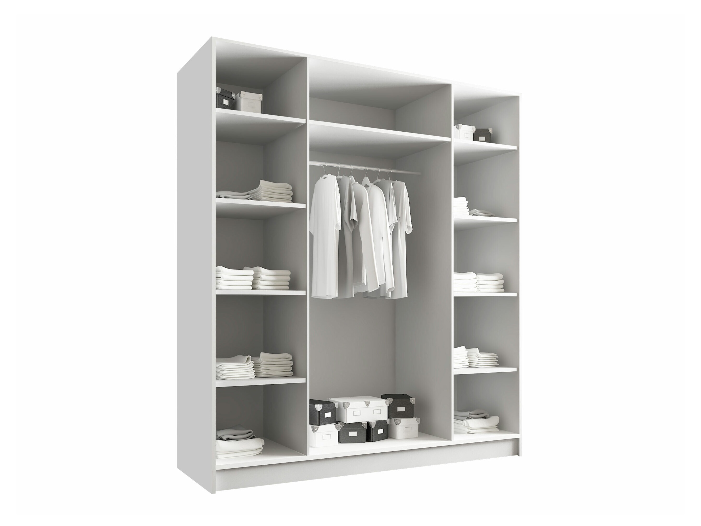 Wardrobe Closico Navor III (White)