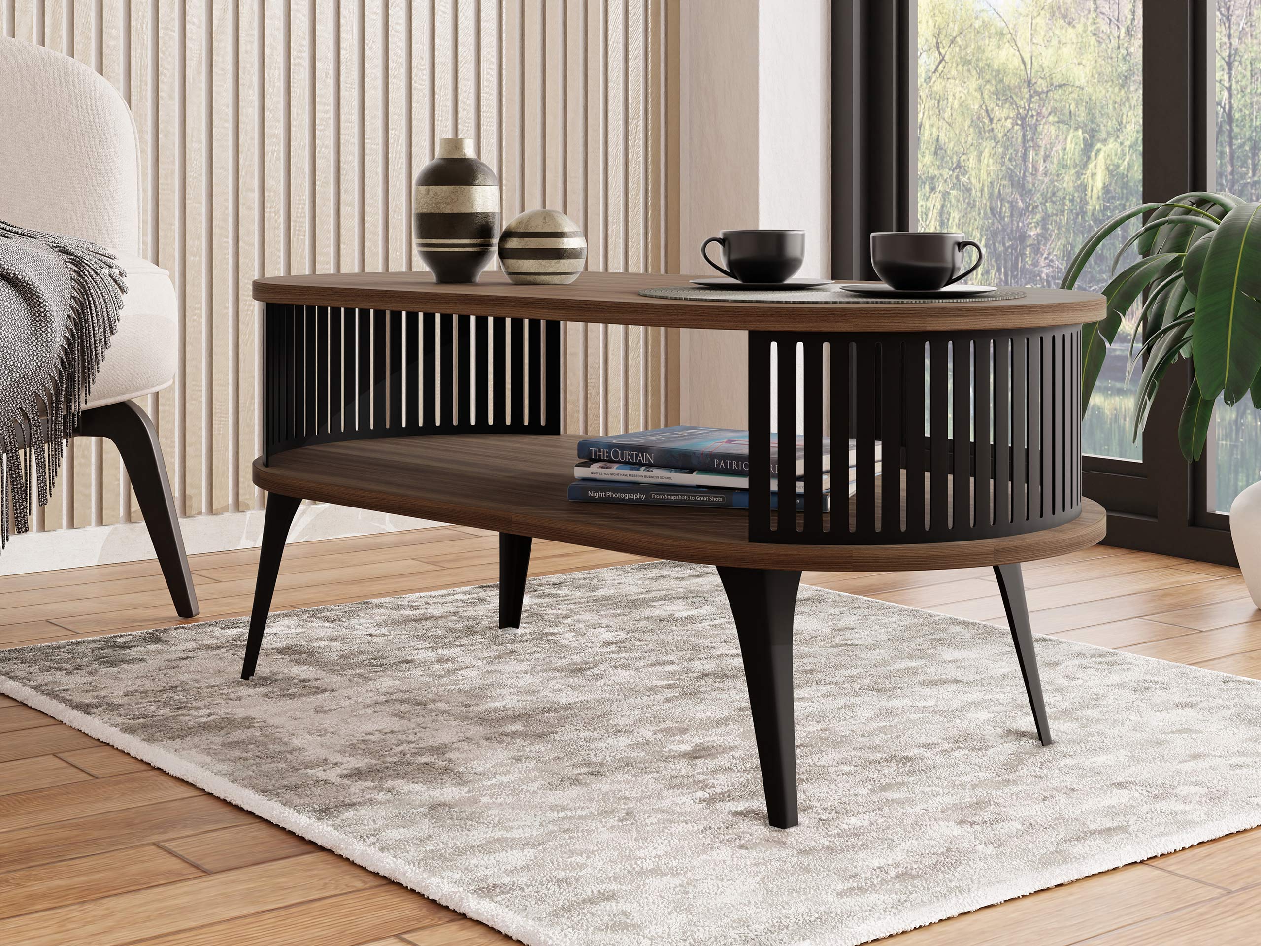 Coffee table Vitum III (Walnut)