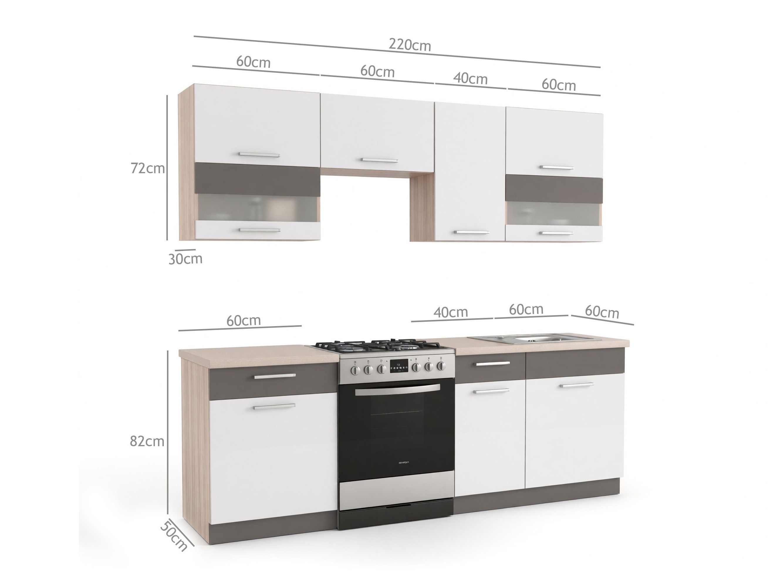 Kitchen set Mode White 126