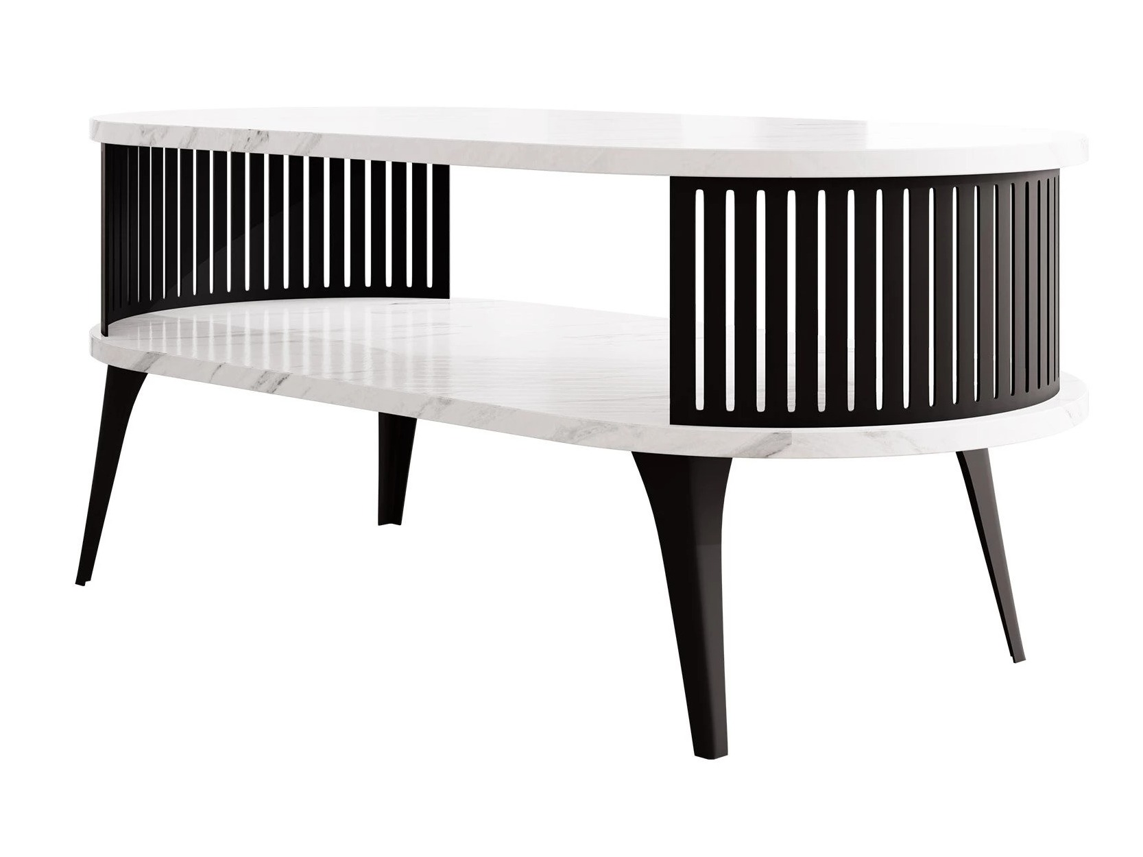 Coffee table Vitum III (White marble)