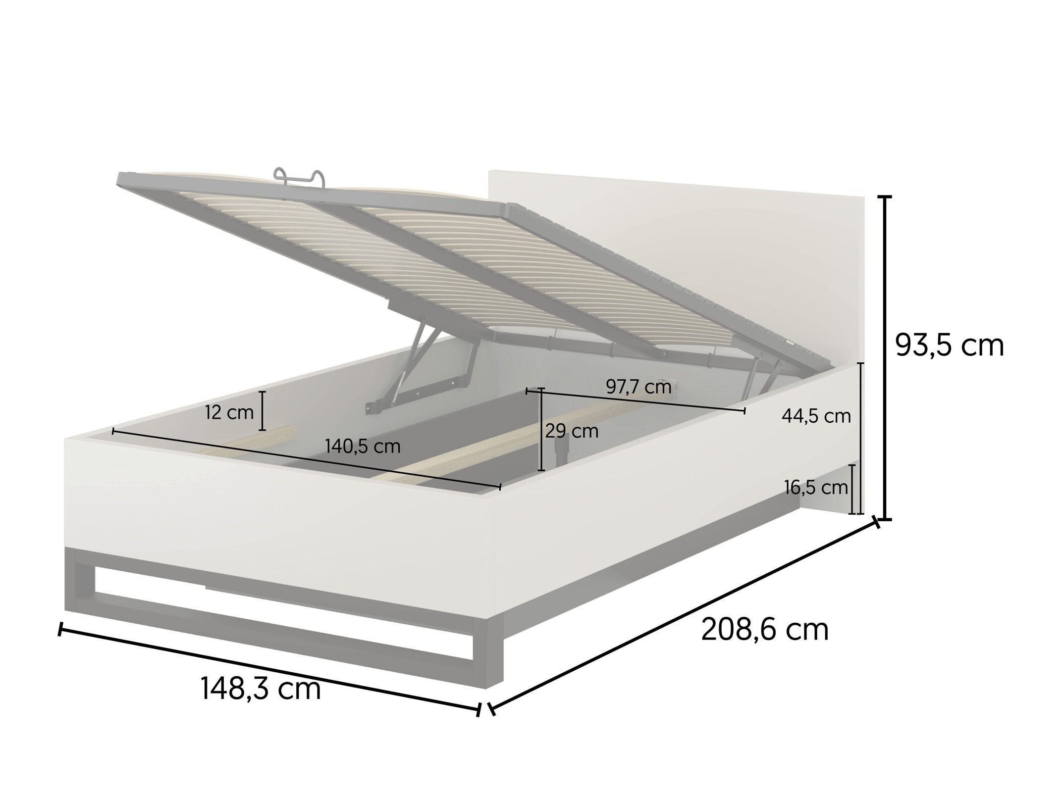 Bed Avicavu 118 (Cashmere + Black)