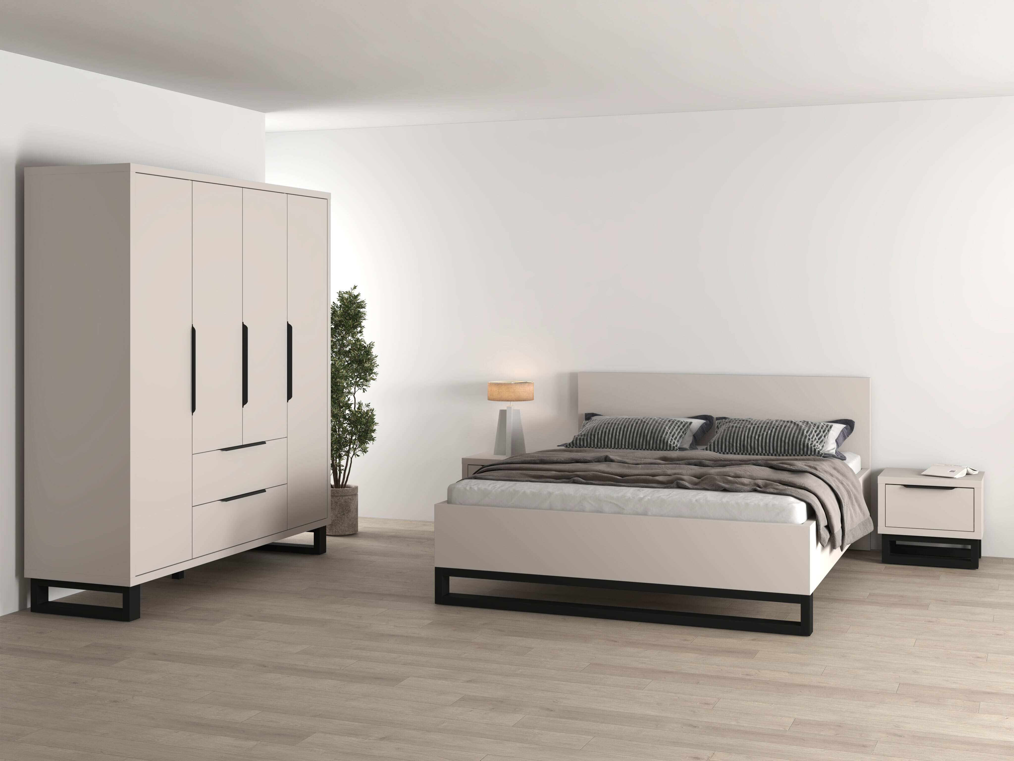 Bed Avicavu 118 (Cashmere + Black)