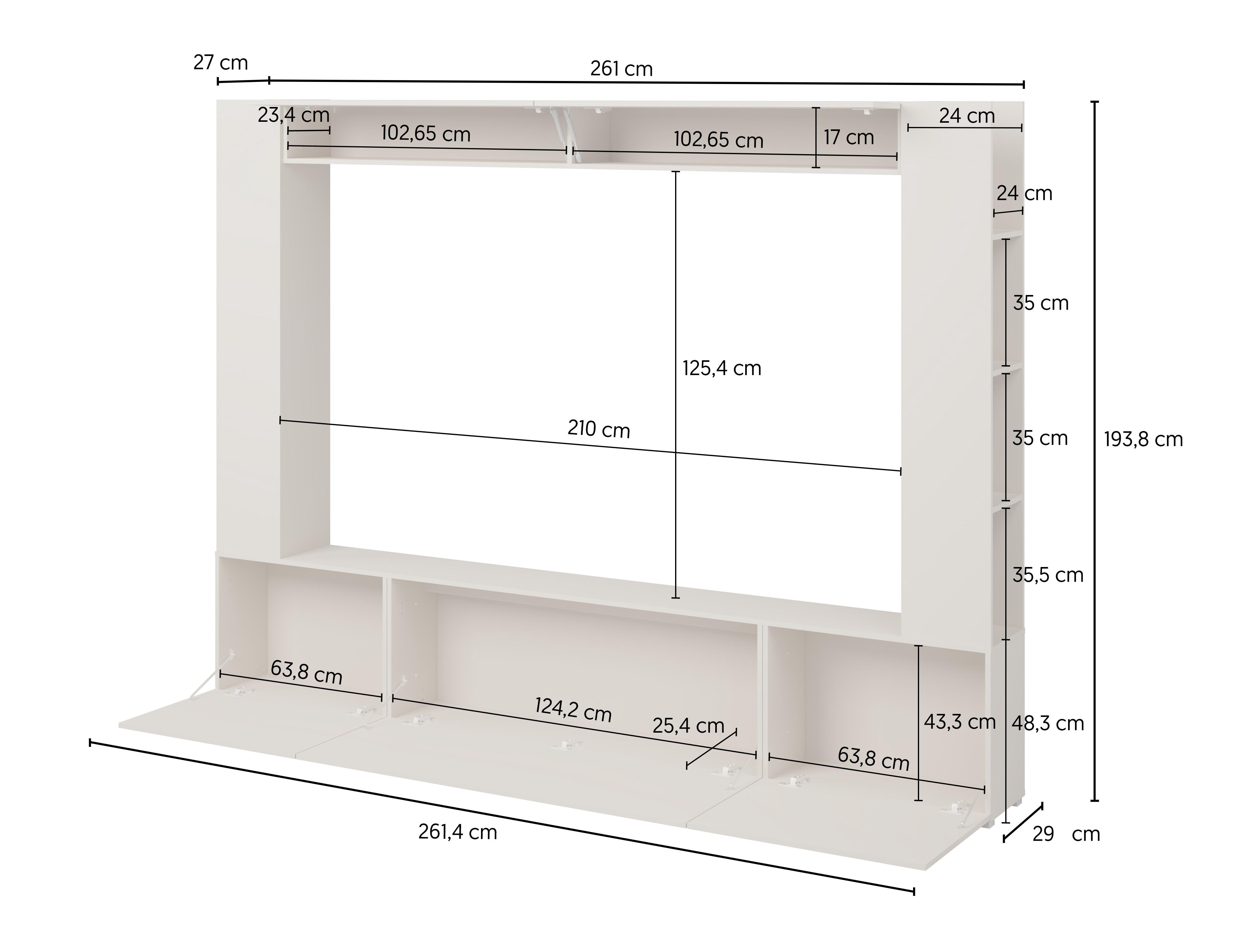Living room set Austin 392 (Walnut)