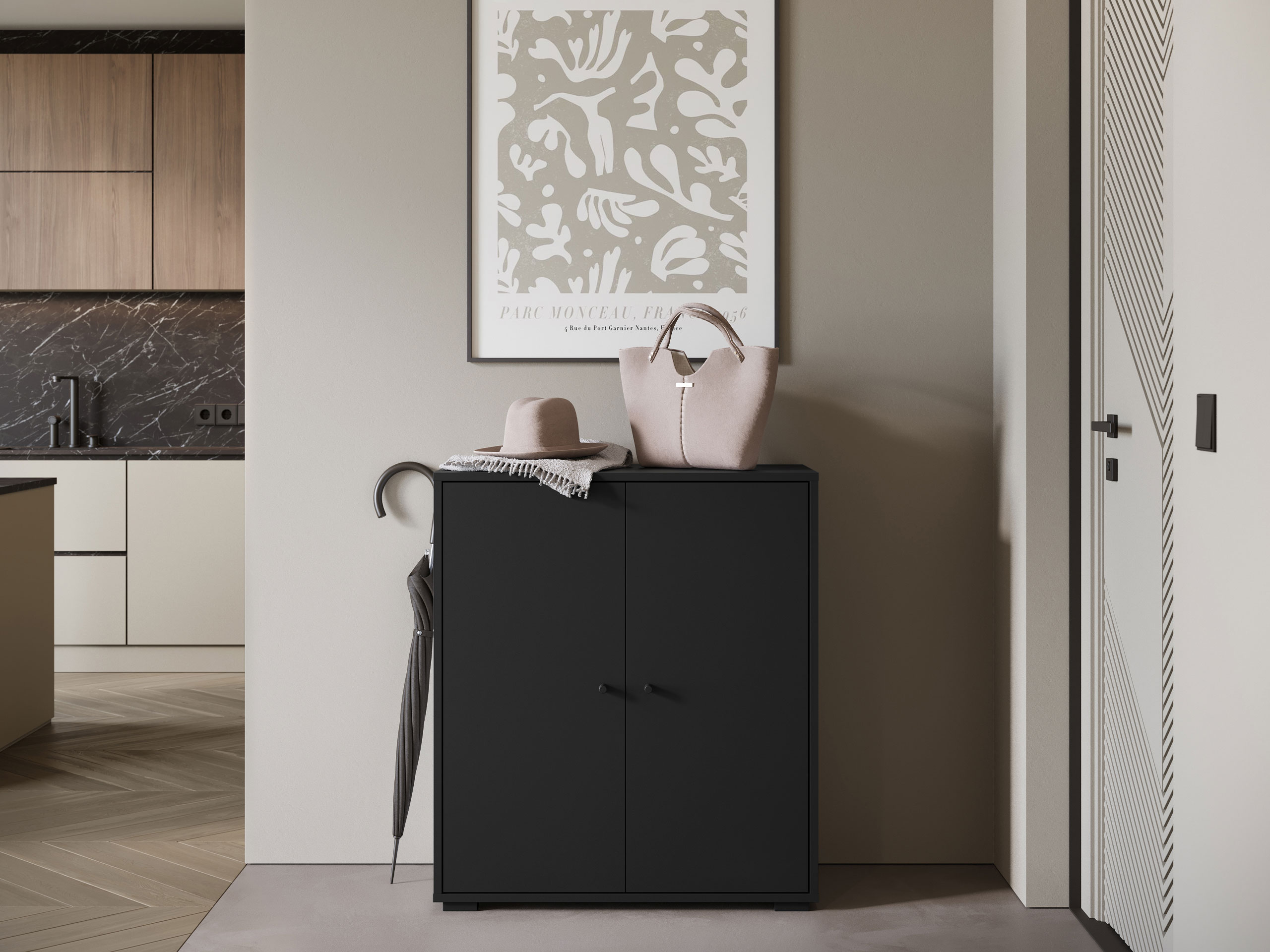 Sideboard Sarasota 195 (Black)