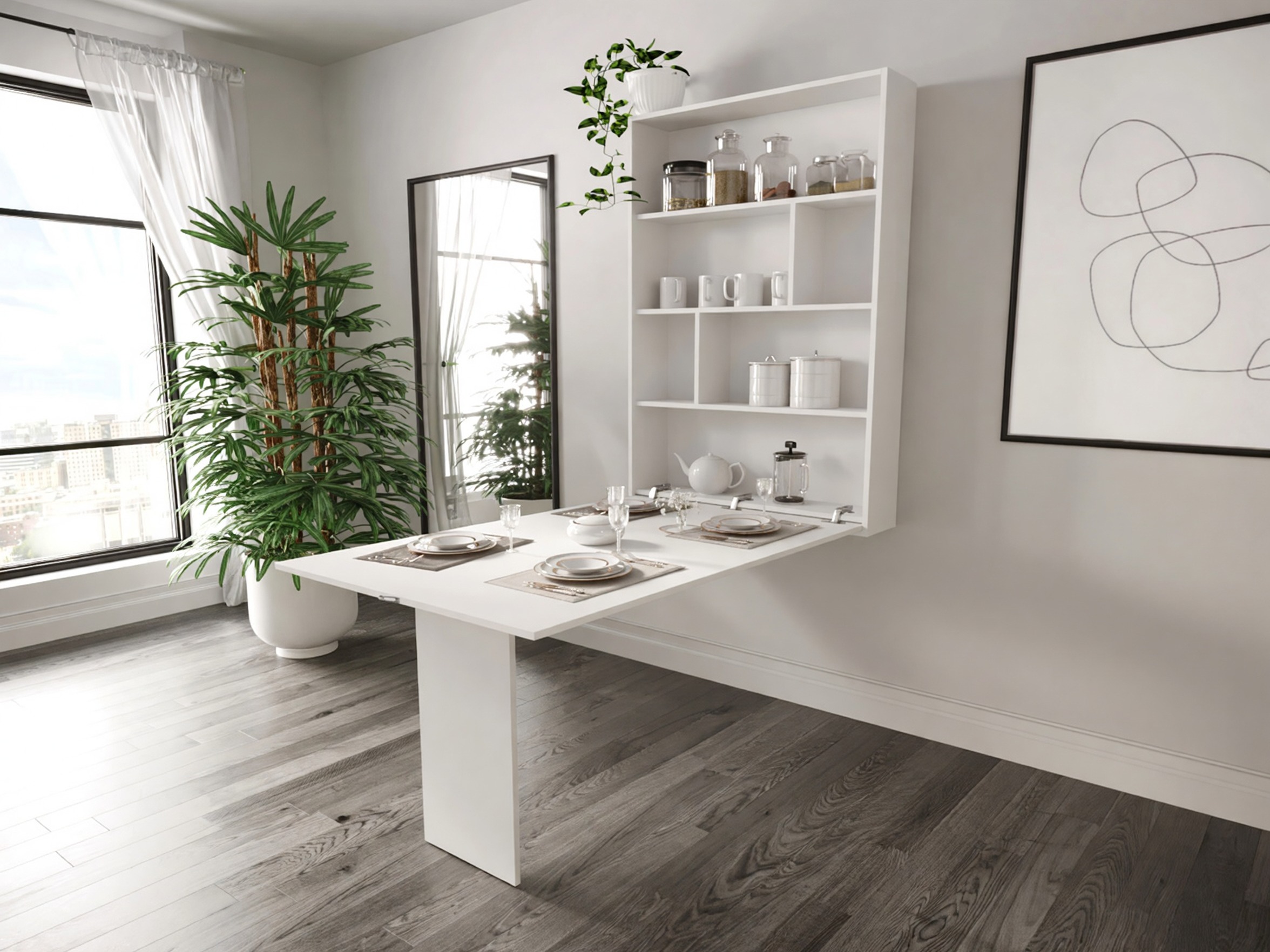 Folding table Pinis III (White)
