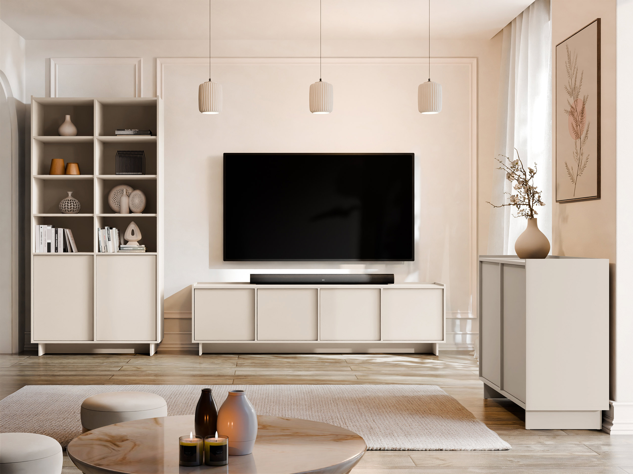 Bookcase Pirum II (Cashmere)