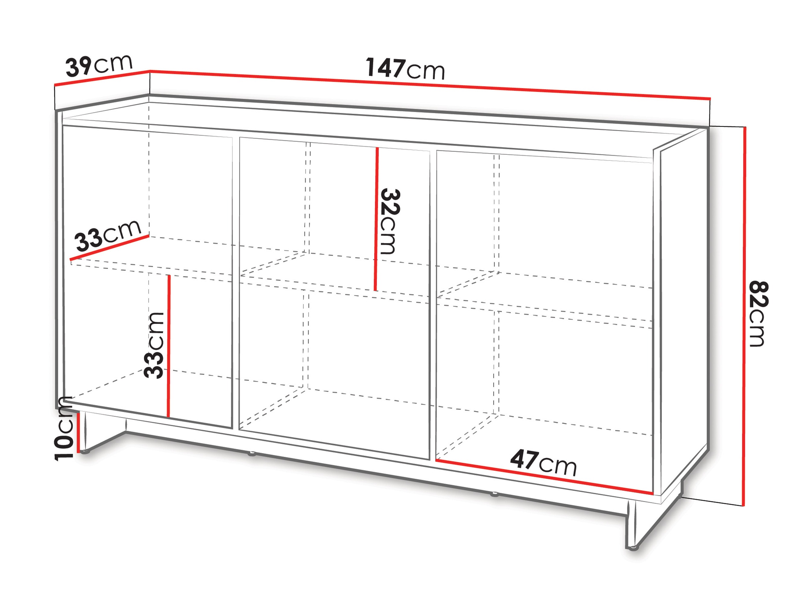Sideboard Pirum (Walnut)