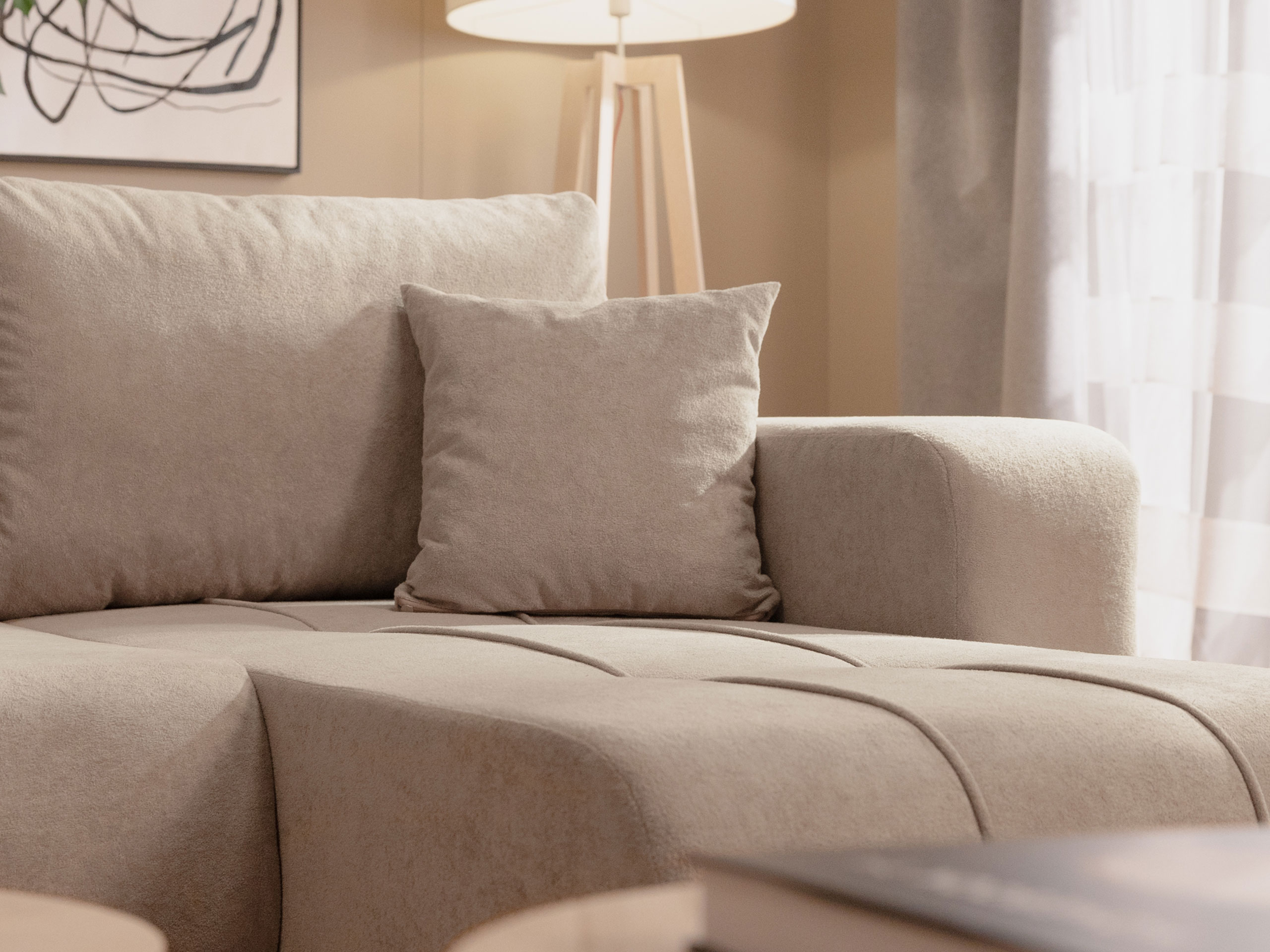 Corner sofa Comfivo Laurus (Coral 55)