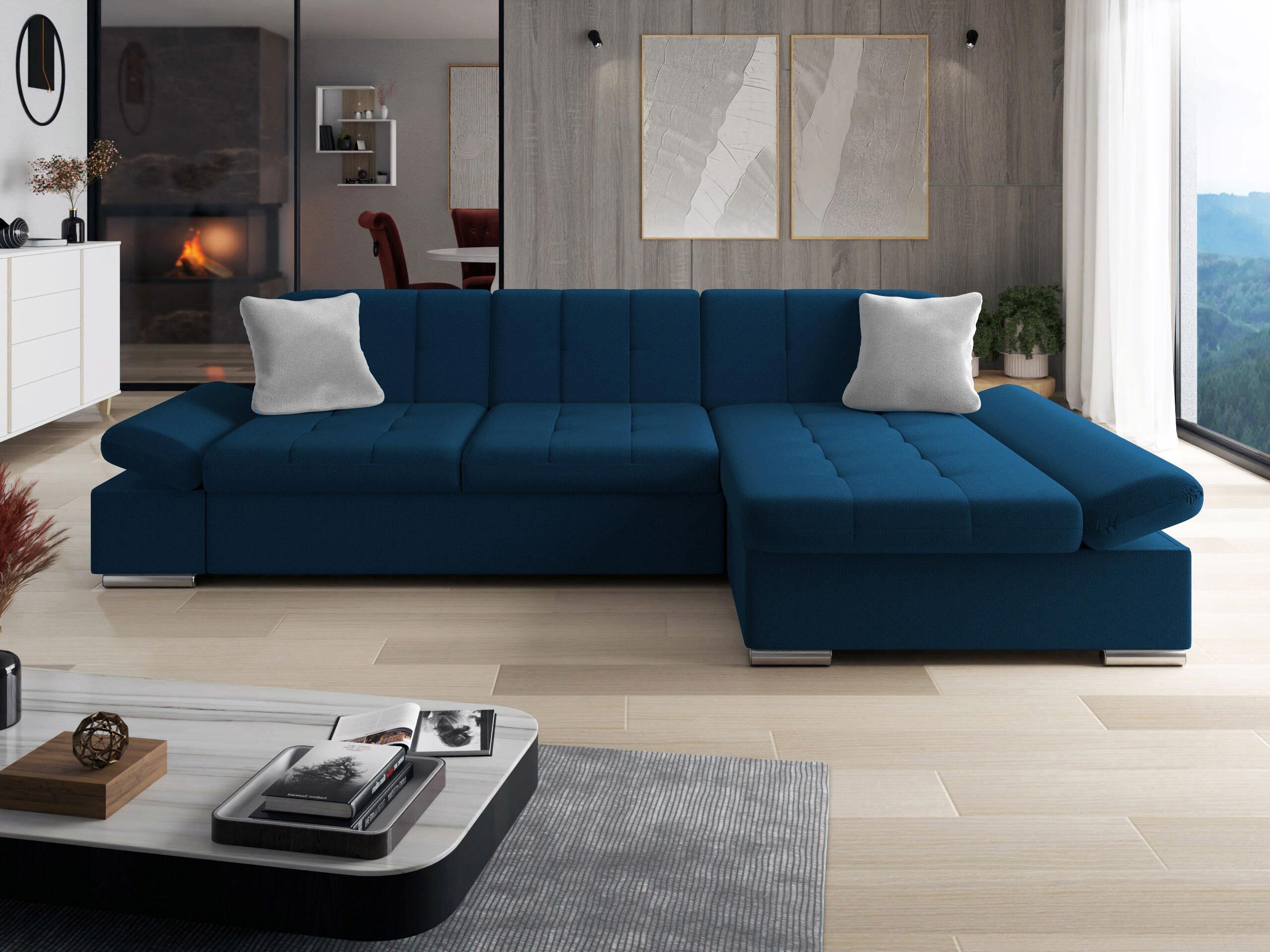 Corner sofa Comfivo Serenitas (Kronos 09 + Paros 05)