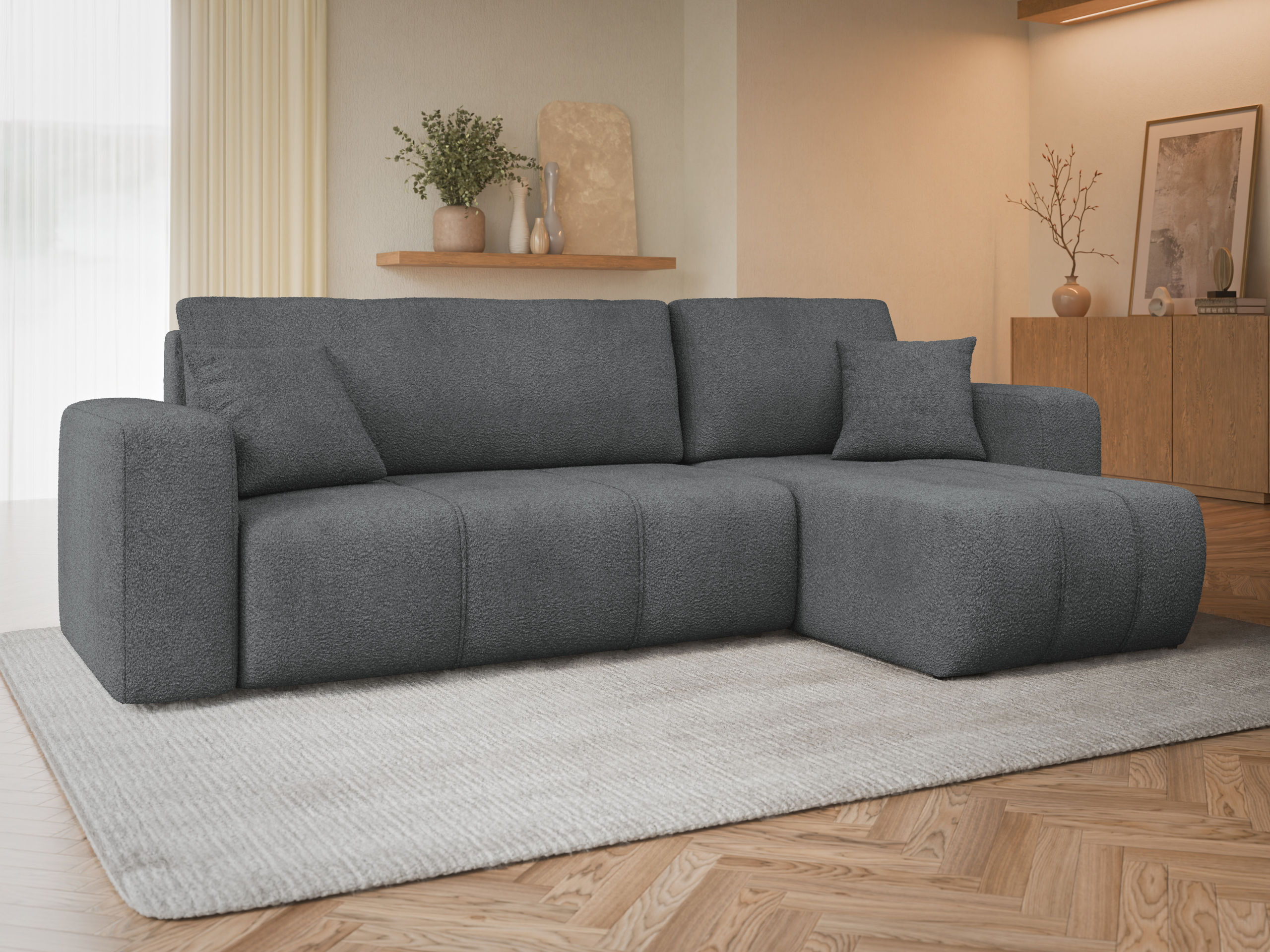 Corner sofa Comfivo Laurus (Coral 80)