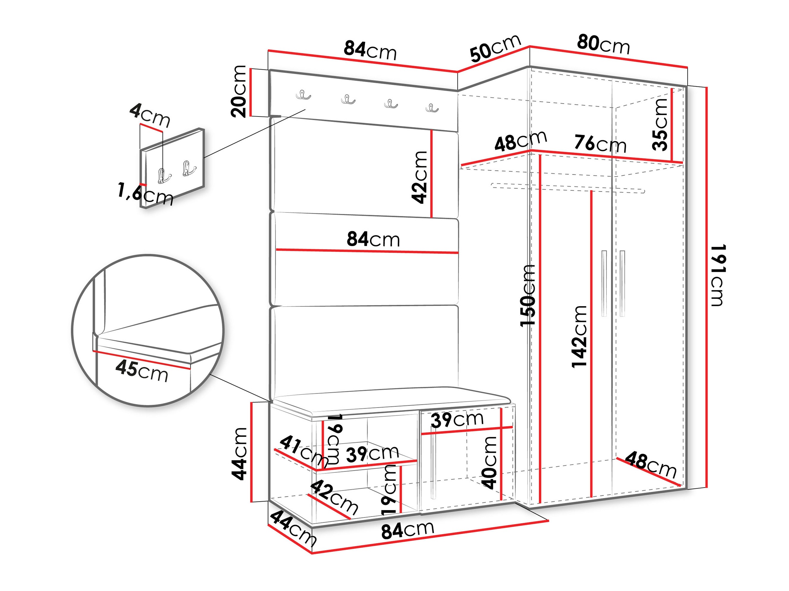 Hallway set Nitos I (Polo 894)