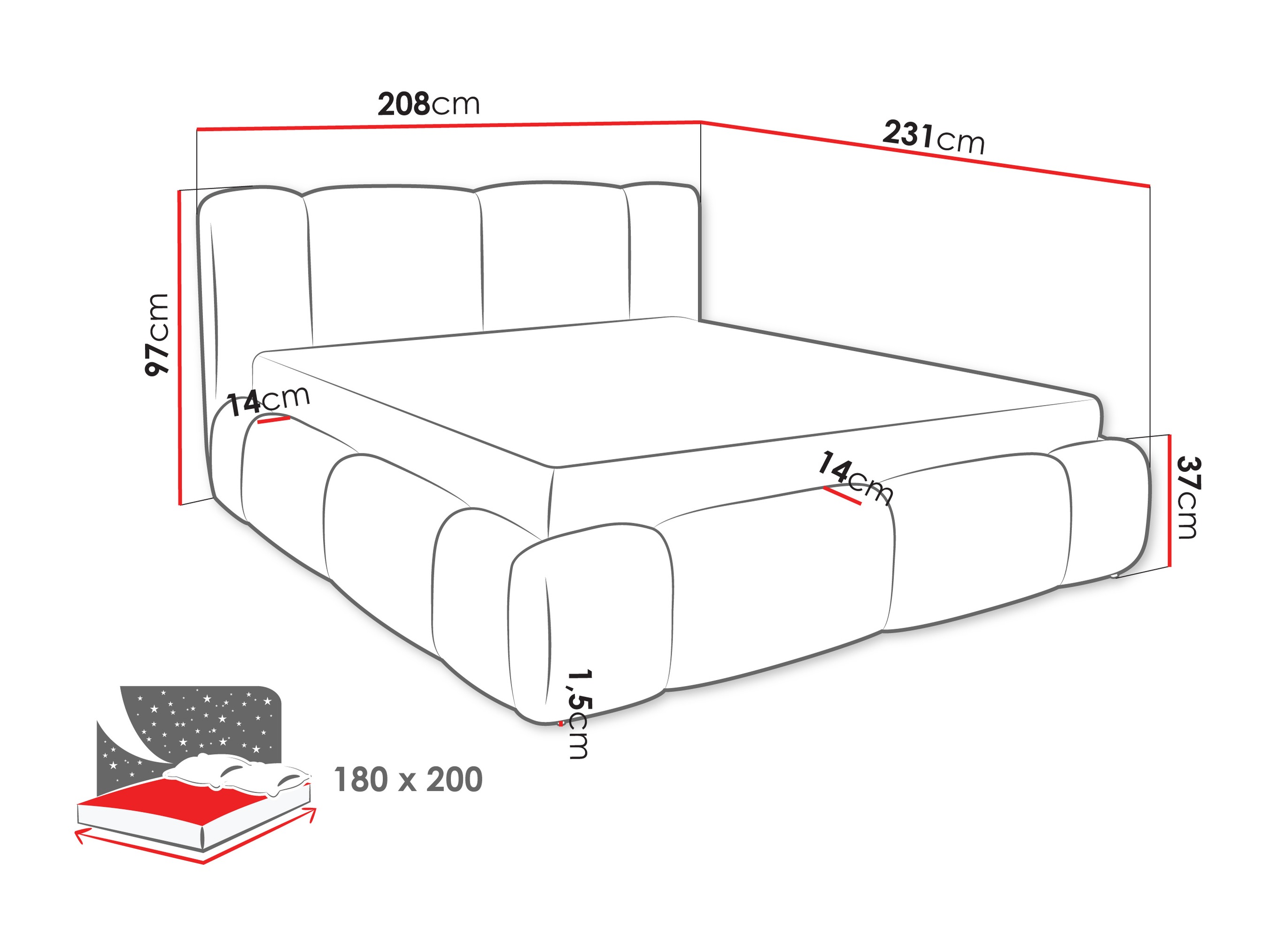 Bed Margaris (Lambi 06)