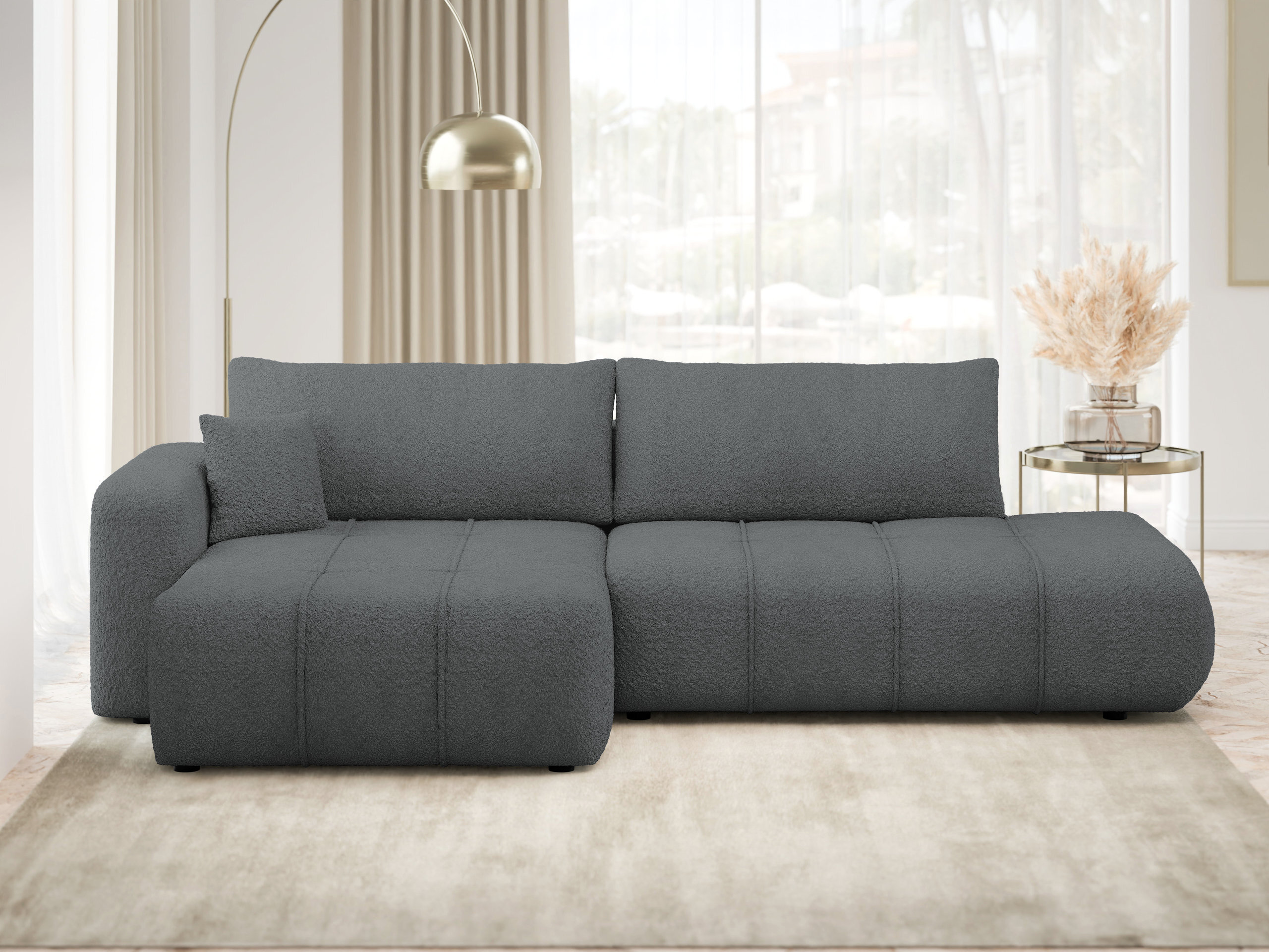 Corner sofa Comfivo Laurus III (Coral 80)