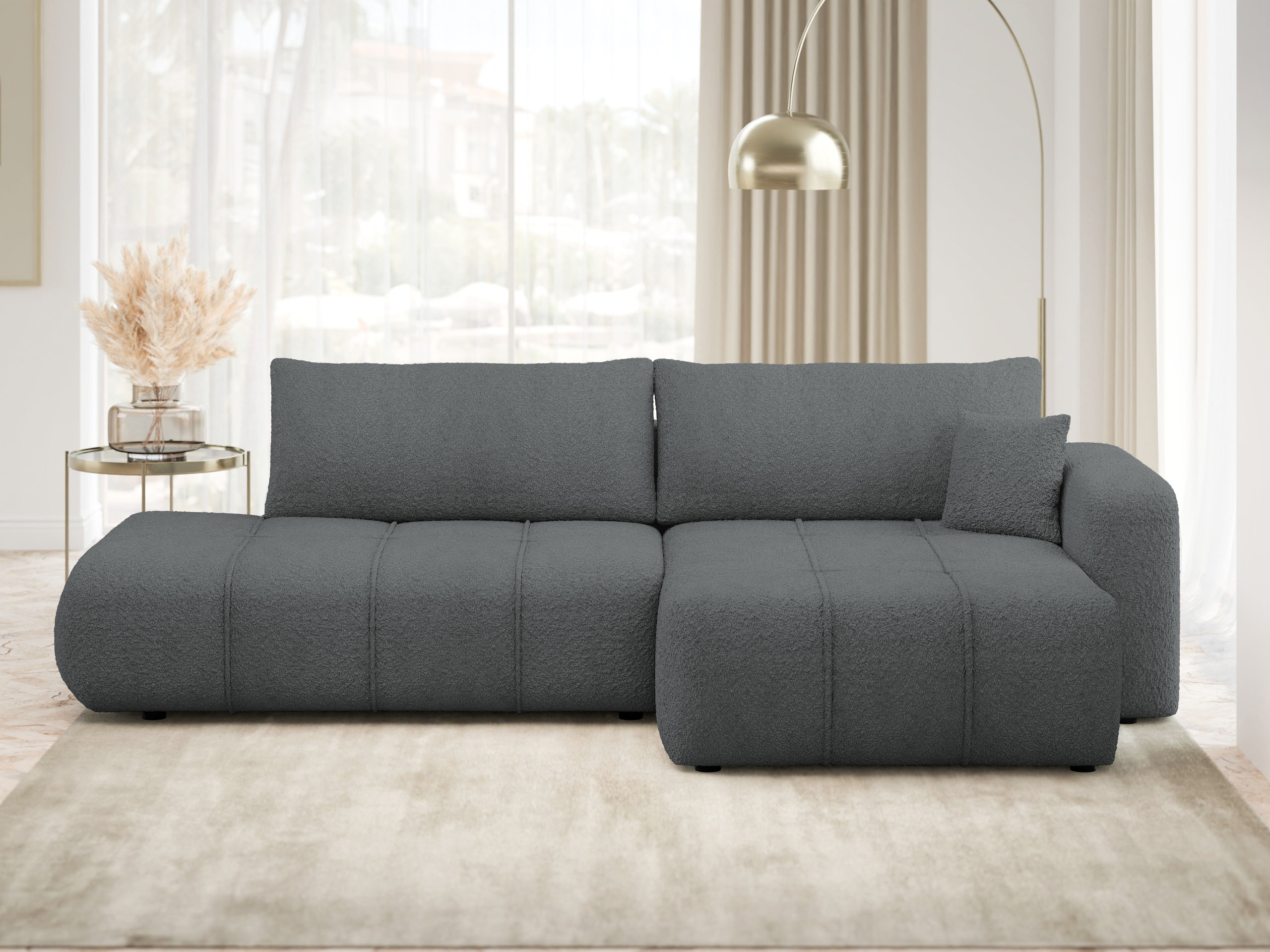 Corner sofa Comfivo Laurus III (Coral 80)