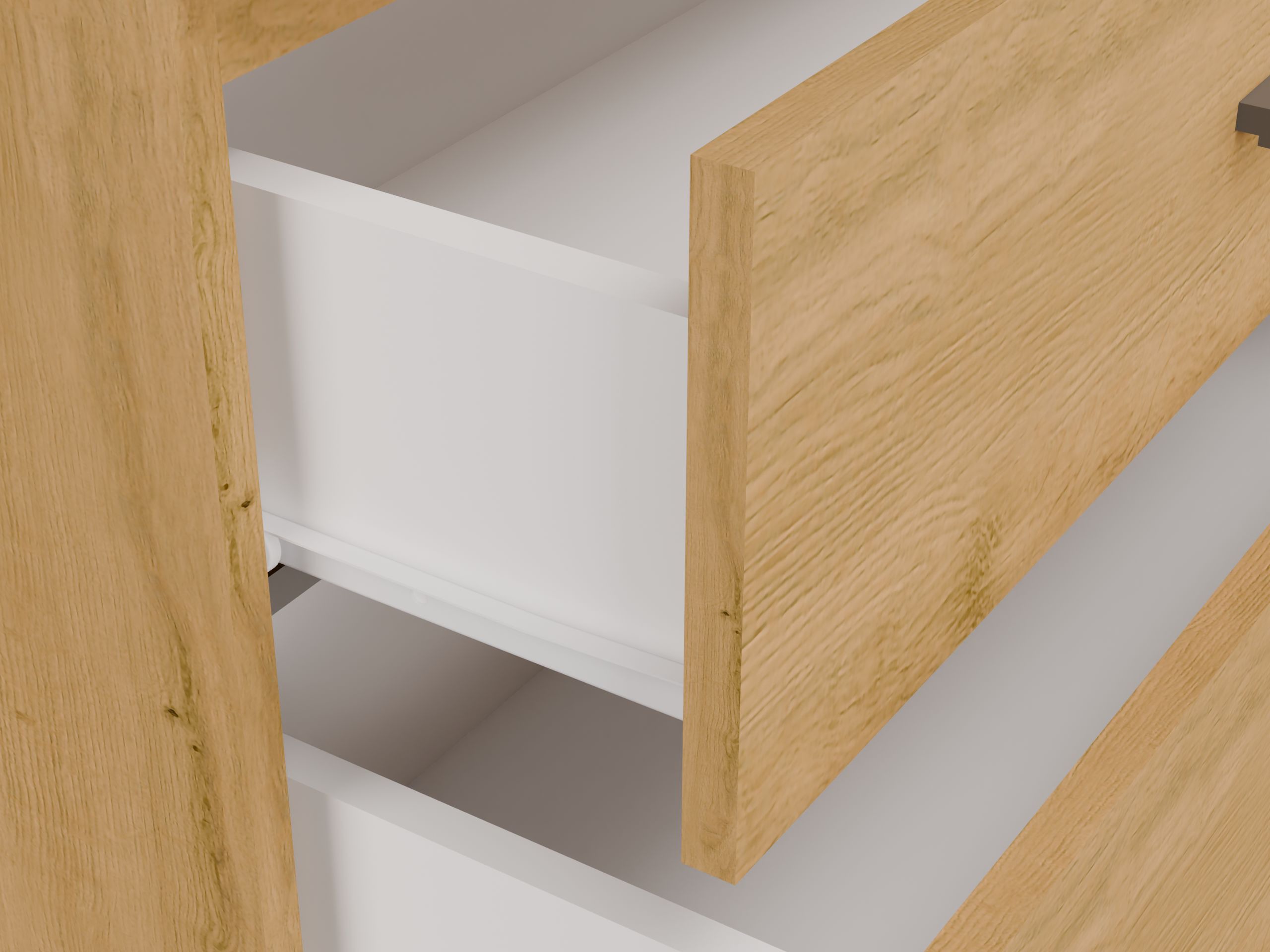 Wall-mounted bathroom cabinet for washbasin Nolmaru 112 (Artisan oak)