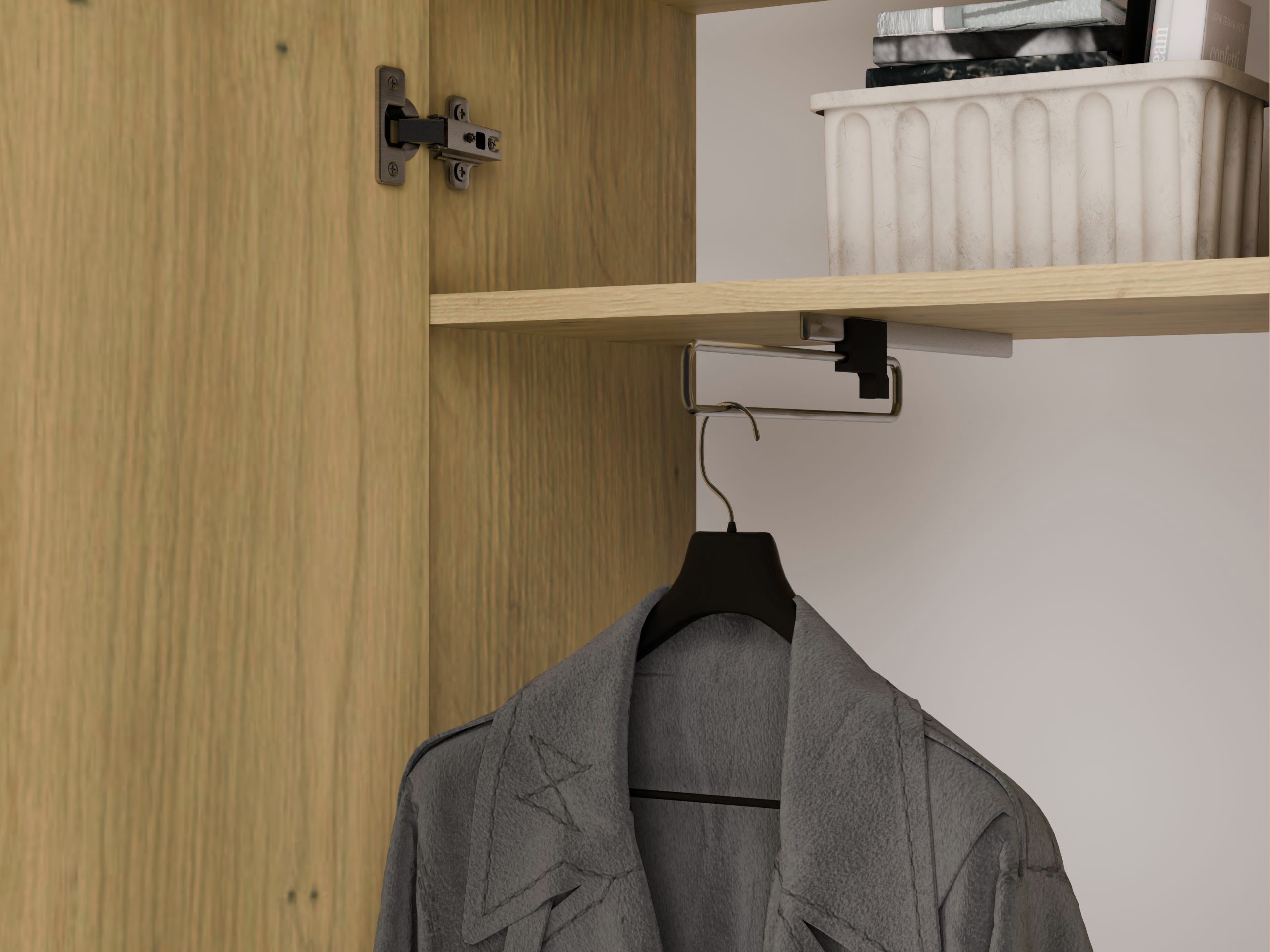 Wardrobe Domtori 105 (Artisan oak)