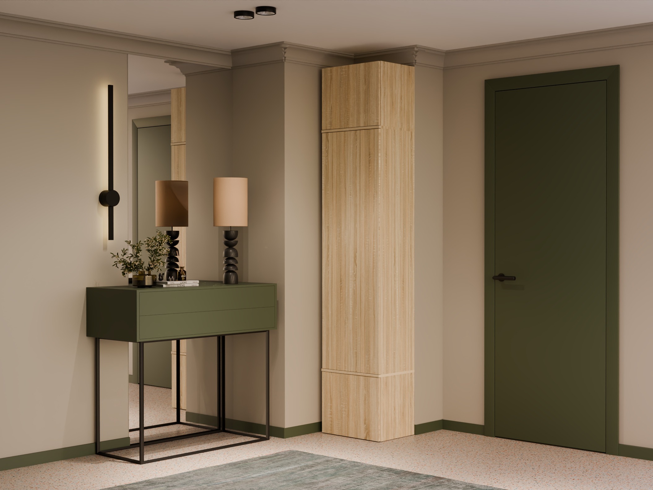 Wardrobe Domtori 105 (Sonoma oak)