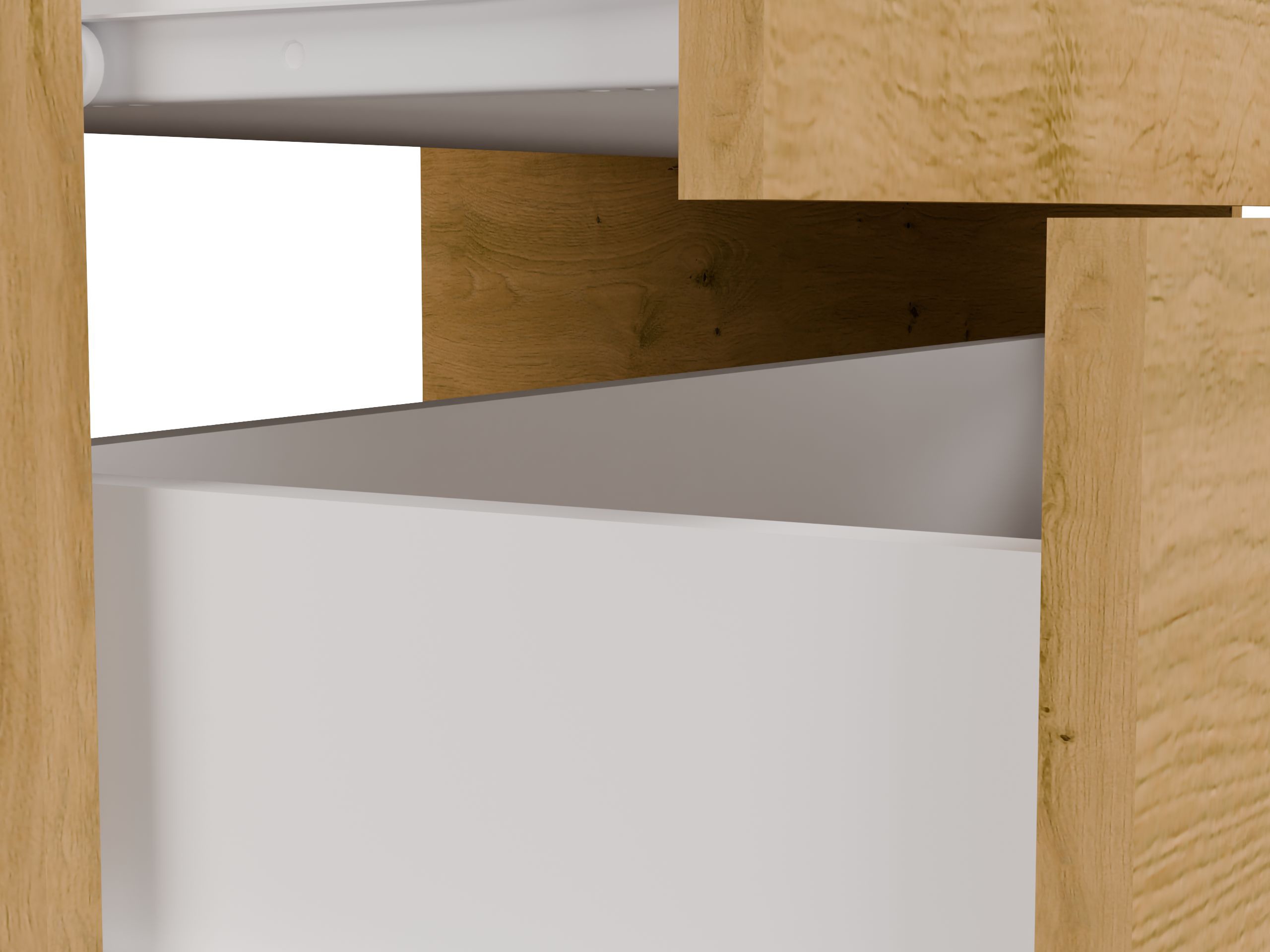 Wall-mounted bathroom cabinet for washbasin Nolmaru 113 (Artisan oak)