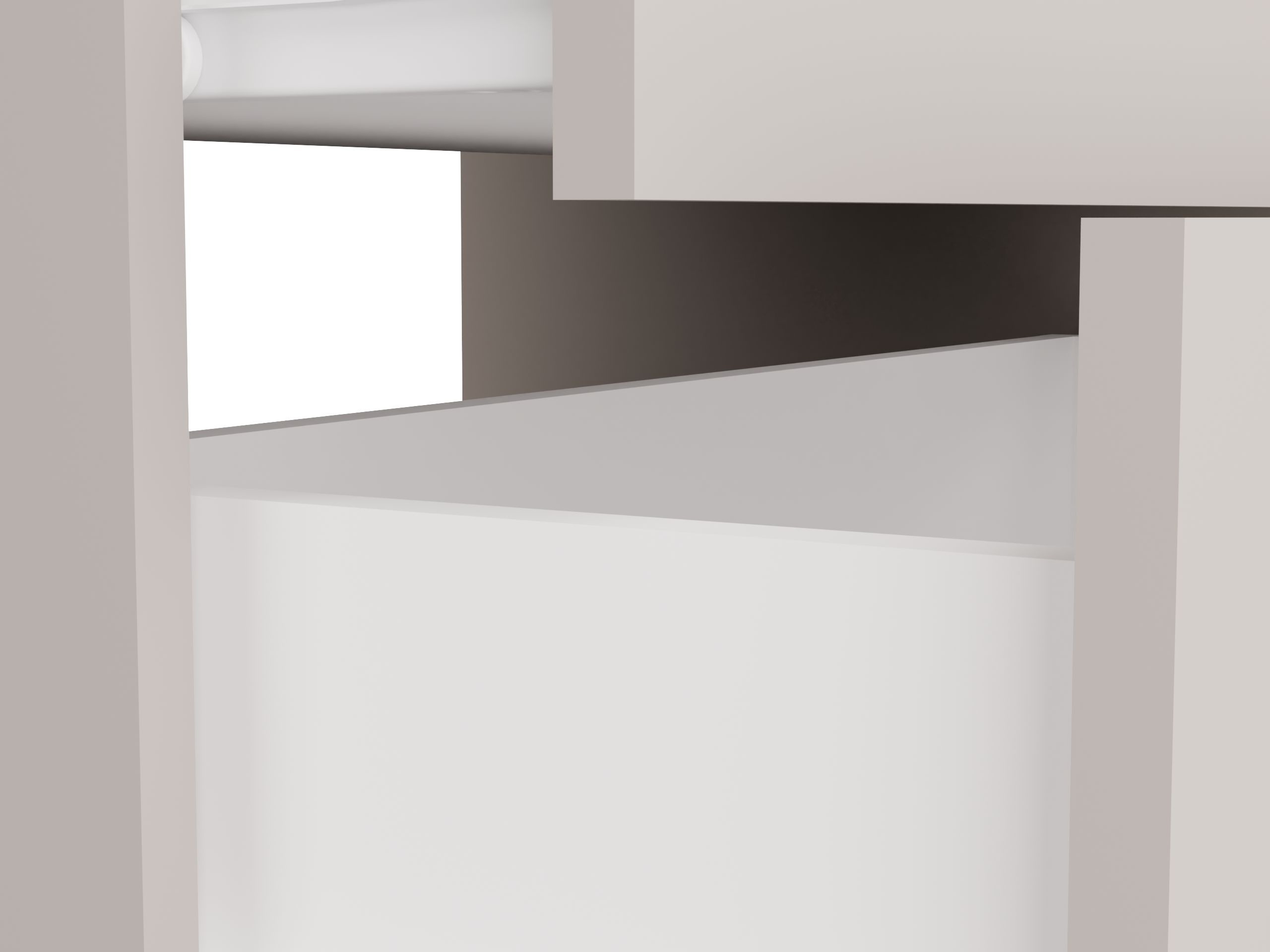 Wall-mounted bathroom cabinet for washbasin Nolmaru 113 (Cashmere)