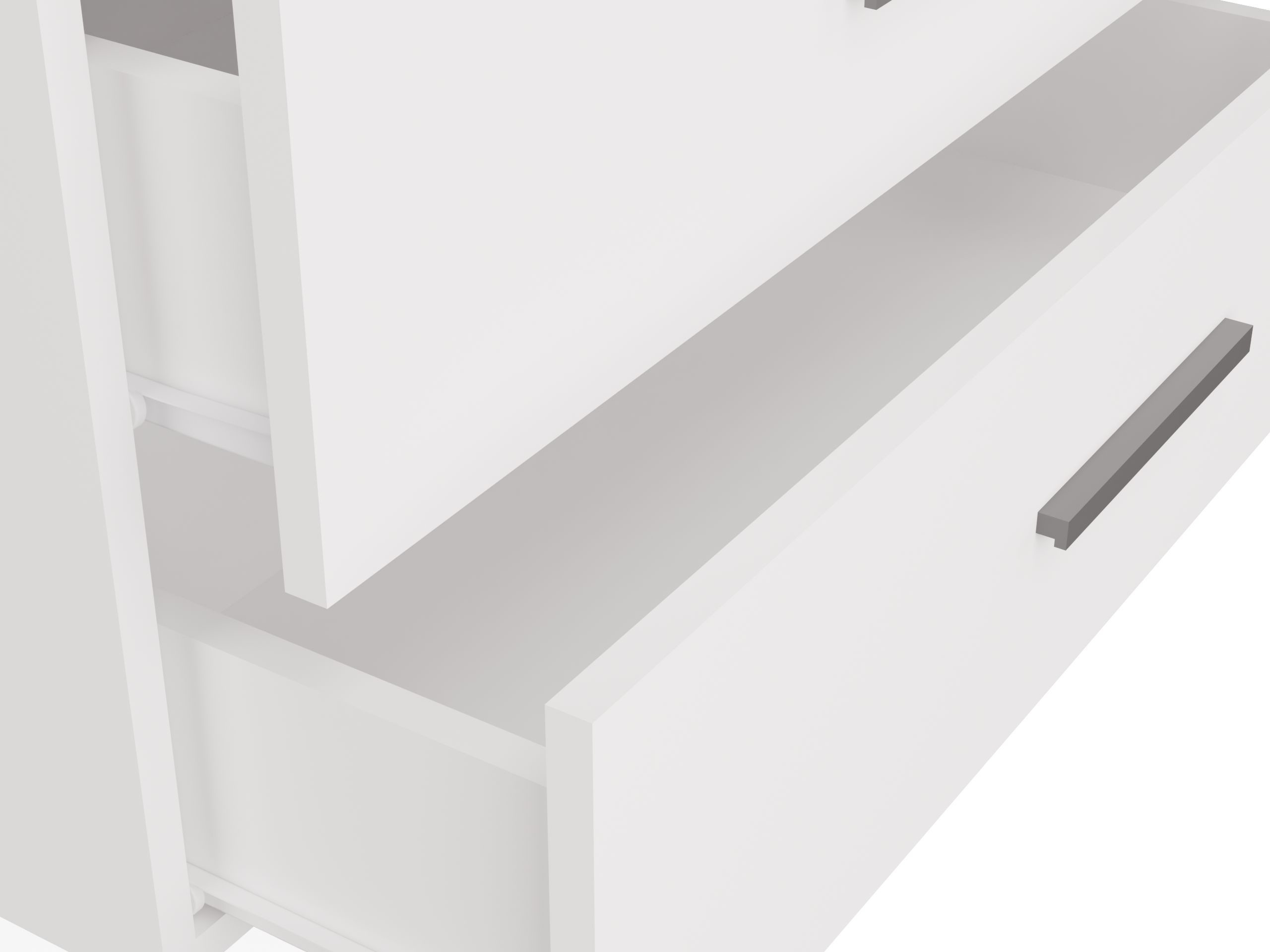 Wall-mounted bathroom cabinet for washbasin Nolmaru 113 (White)