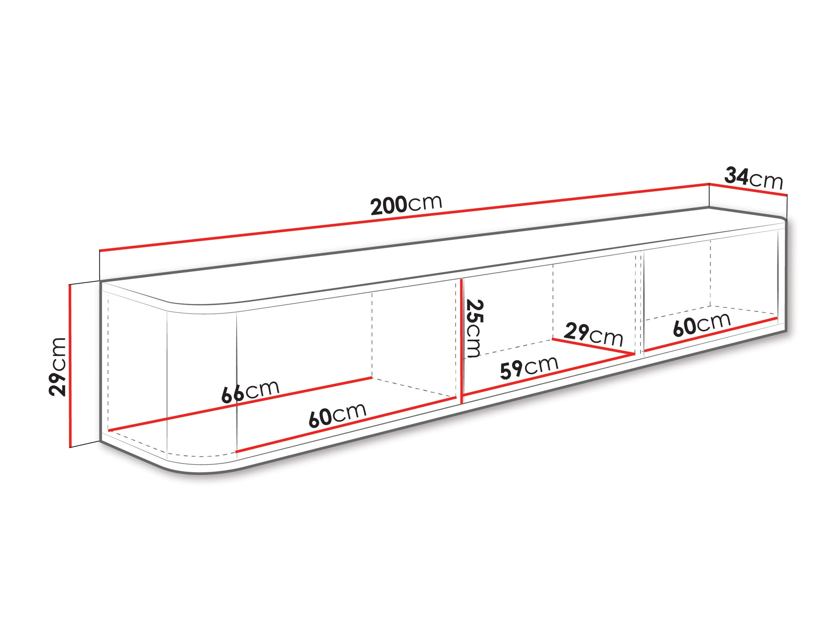 TV stand Comfivo Claritas (Oak)