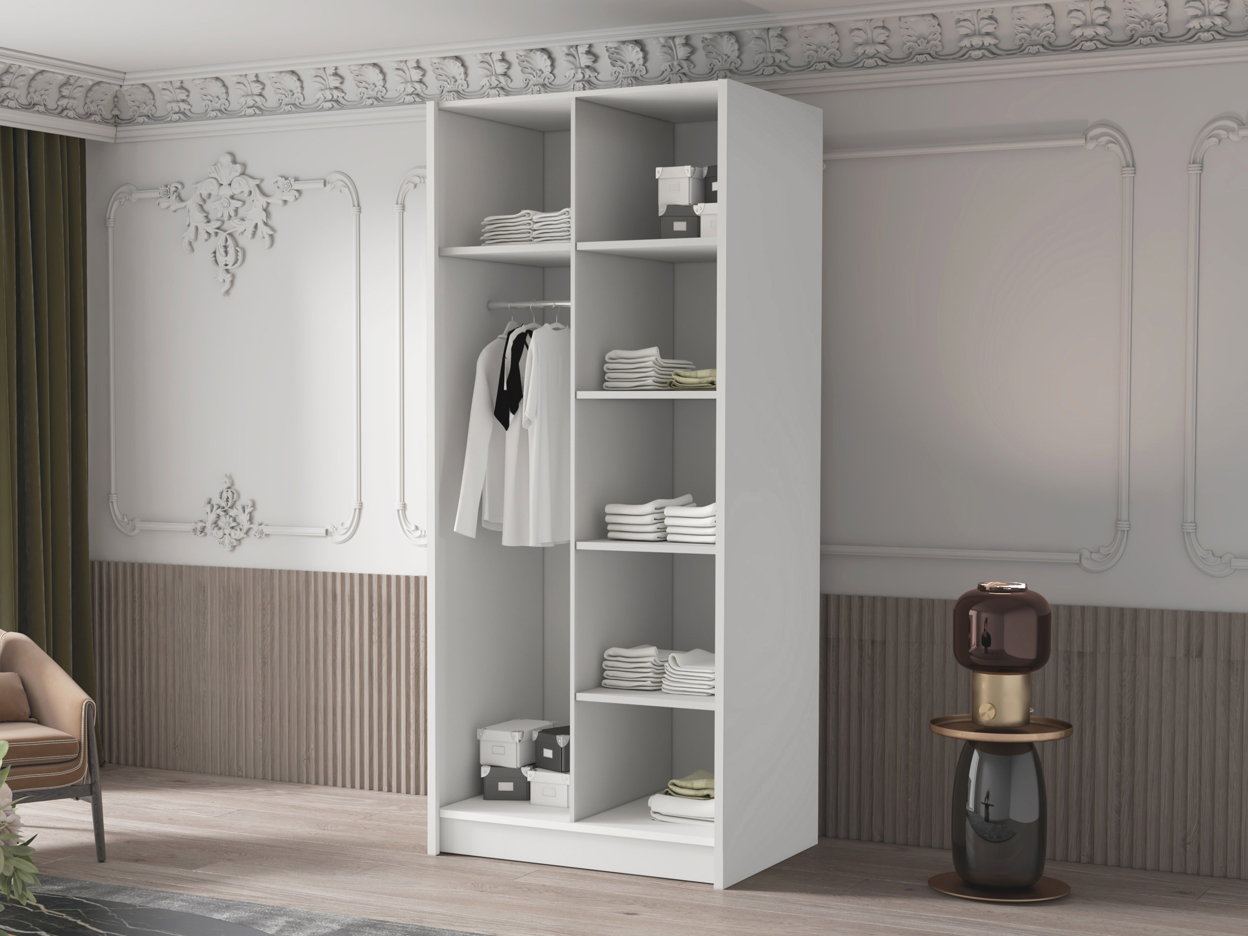 Wardrobe Closico Staton I (Cashmere)