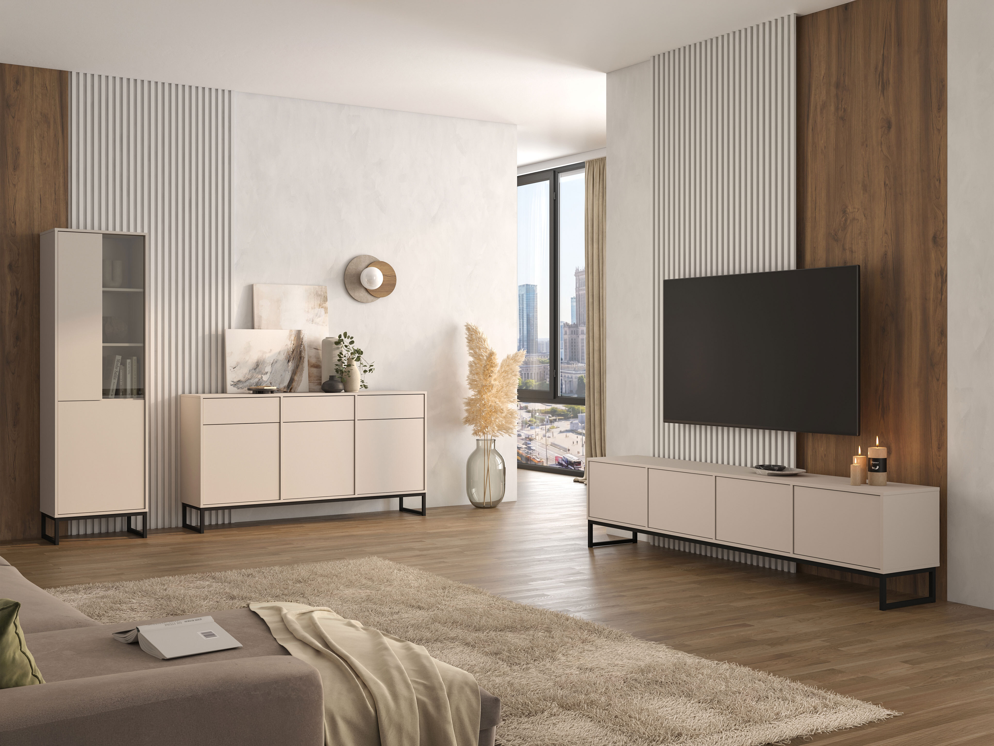 Bookcase Maravio 100 (Cashmere)