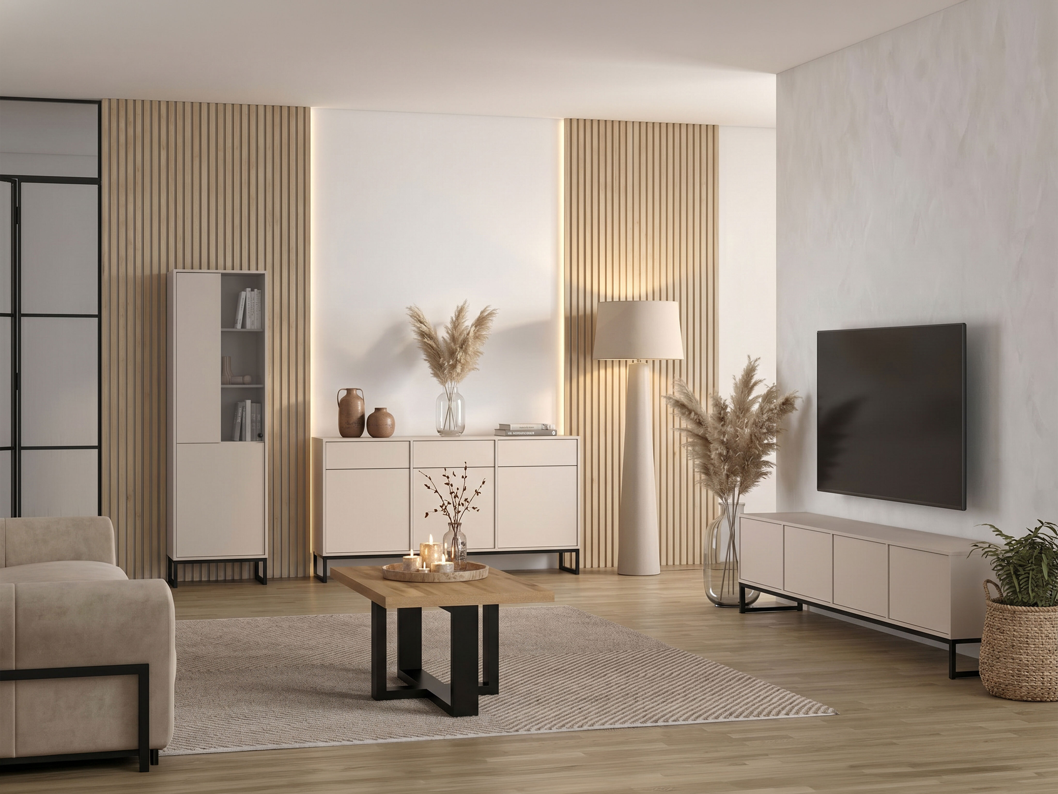 Bookcase Maravio 100 (Cashmere)