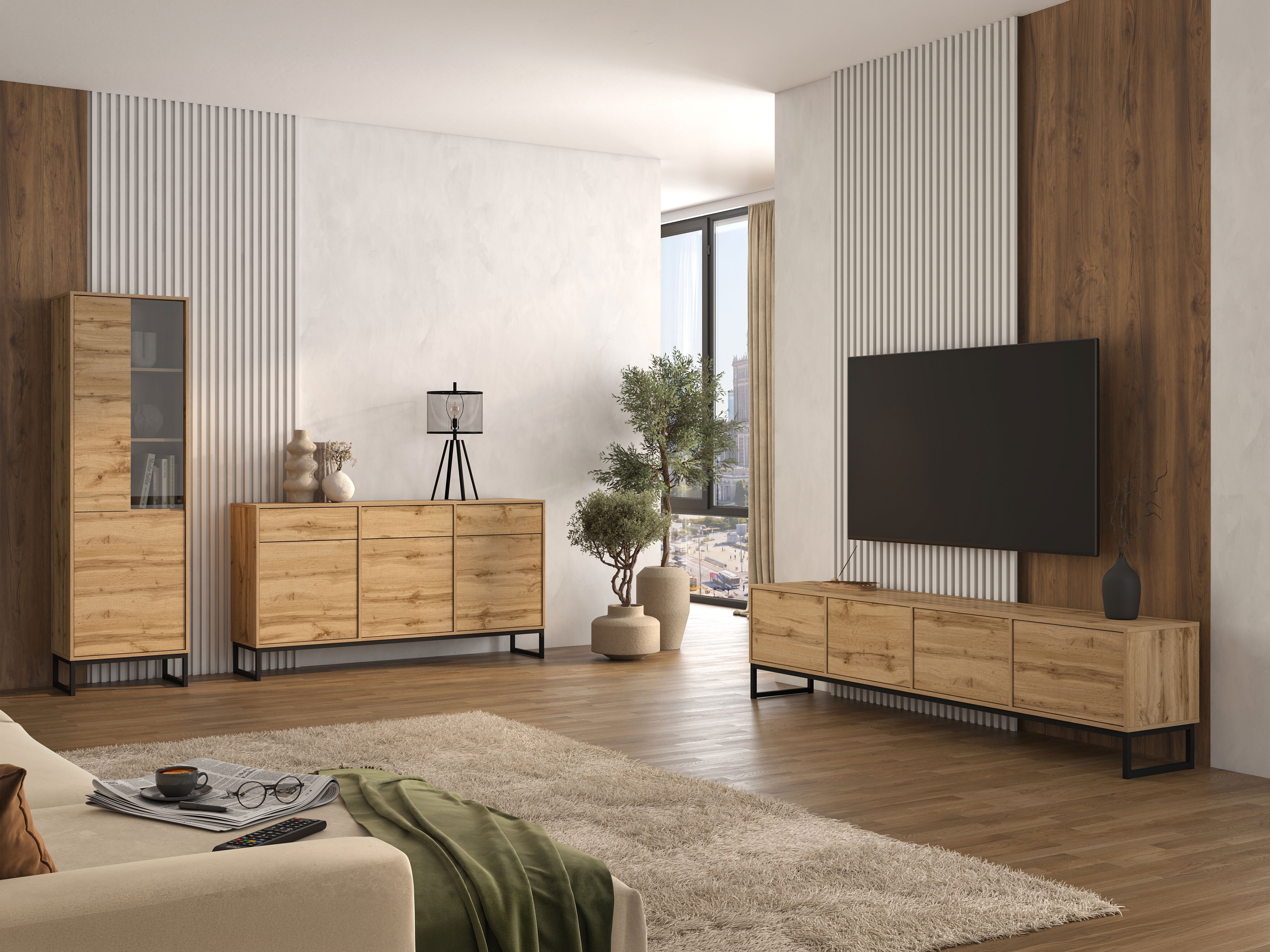 Living room set Maravio 106 (Wotan Oak)