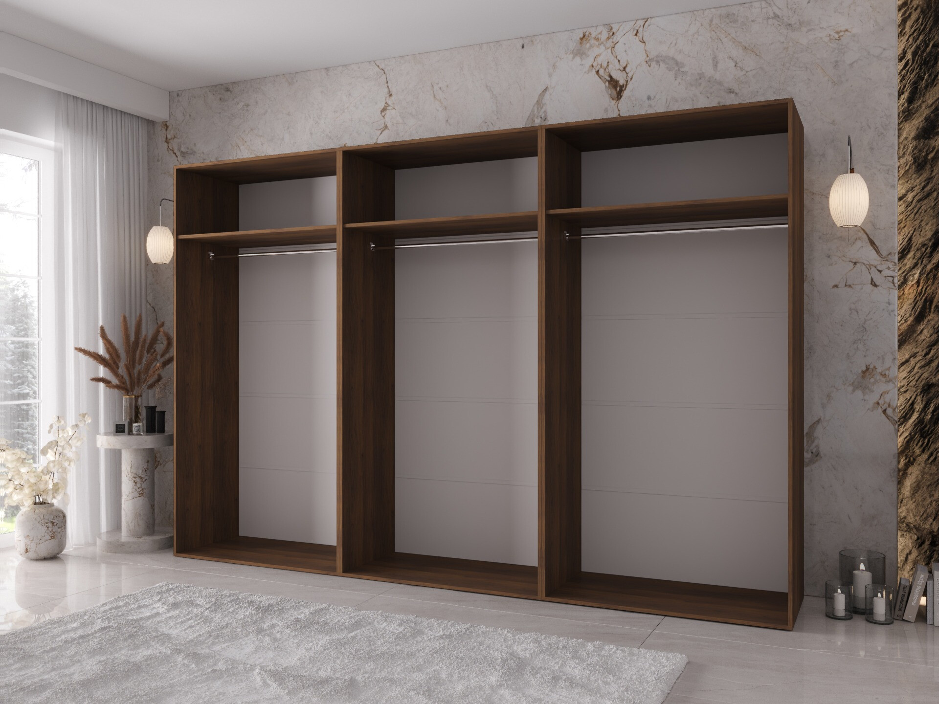 Wardrobe Hartford 642 (Walnut)
