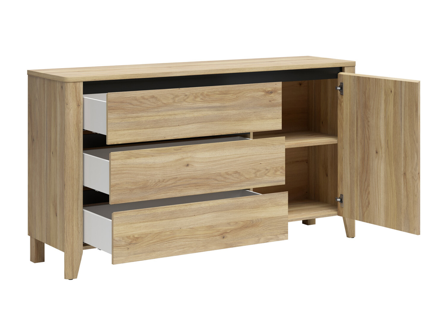 Chest of drawers Talduno 105 (Light oak)